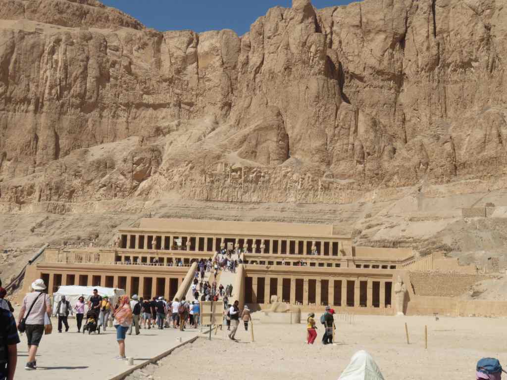 The impressive Mortuary Temple of Hatshepsut