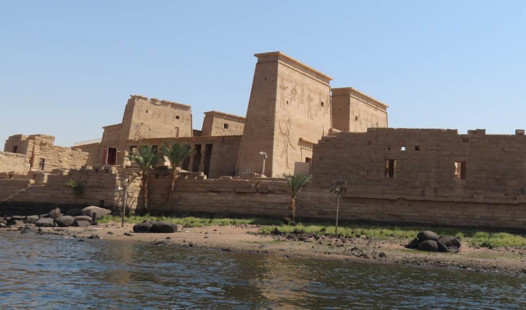 View of Philae Temple from the water