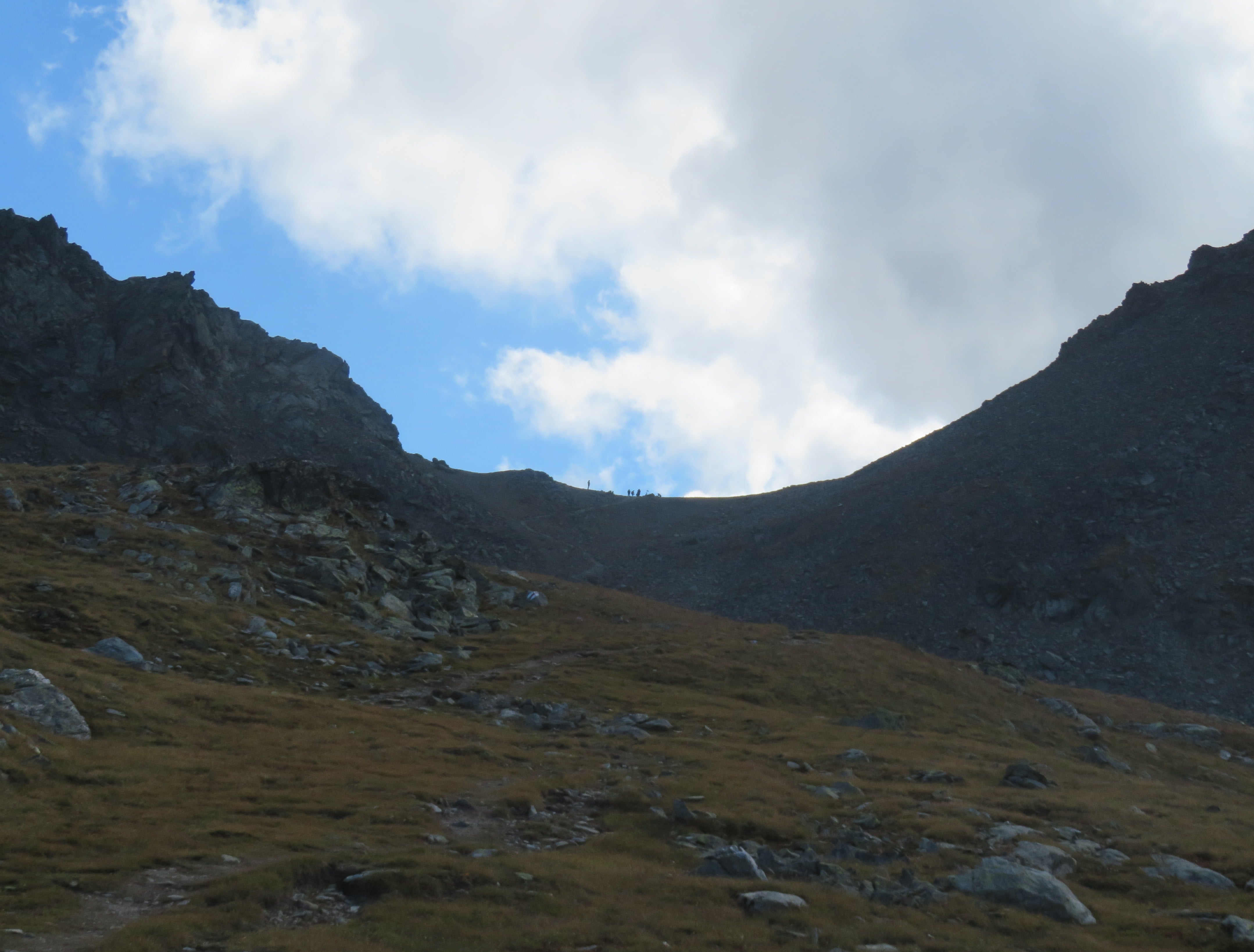 The ascent to Augstbordpass looked formidable!