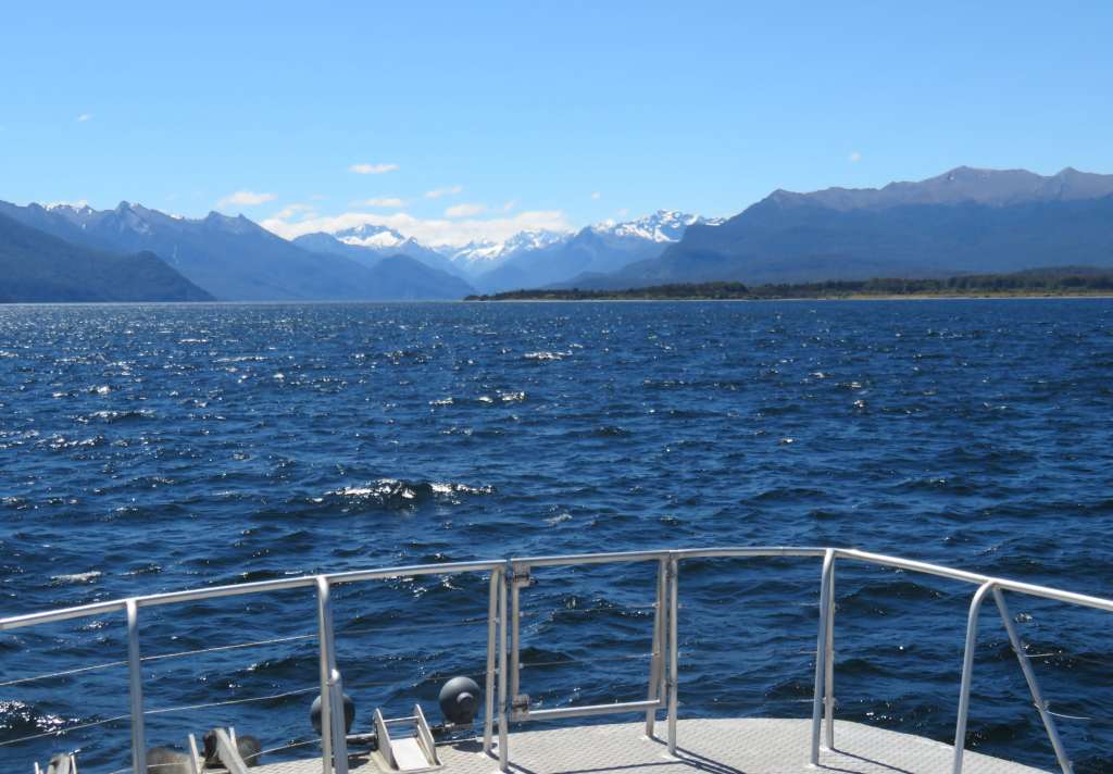 Boat ride on the Lake Te Anau