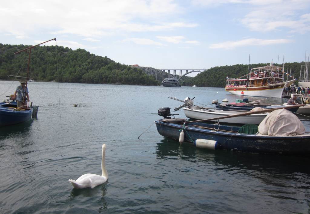 Boat rides into Krka National Park
