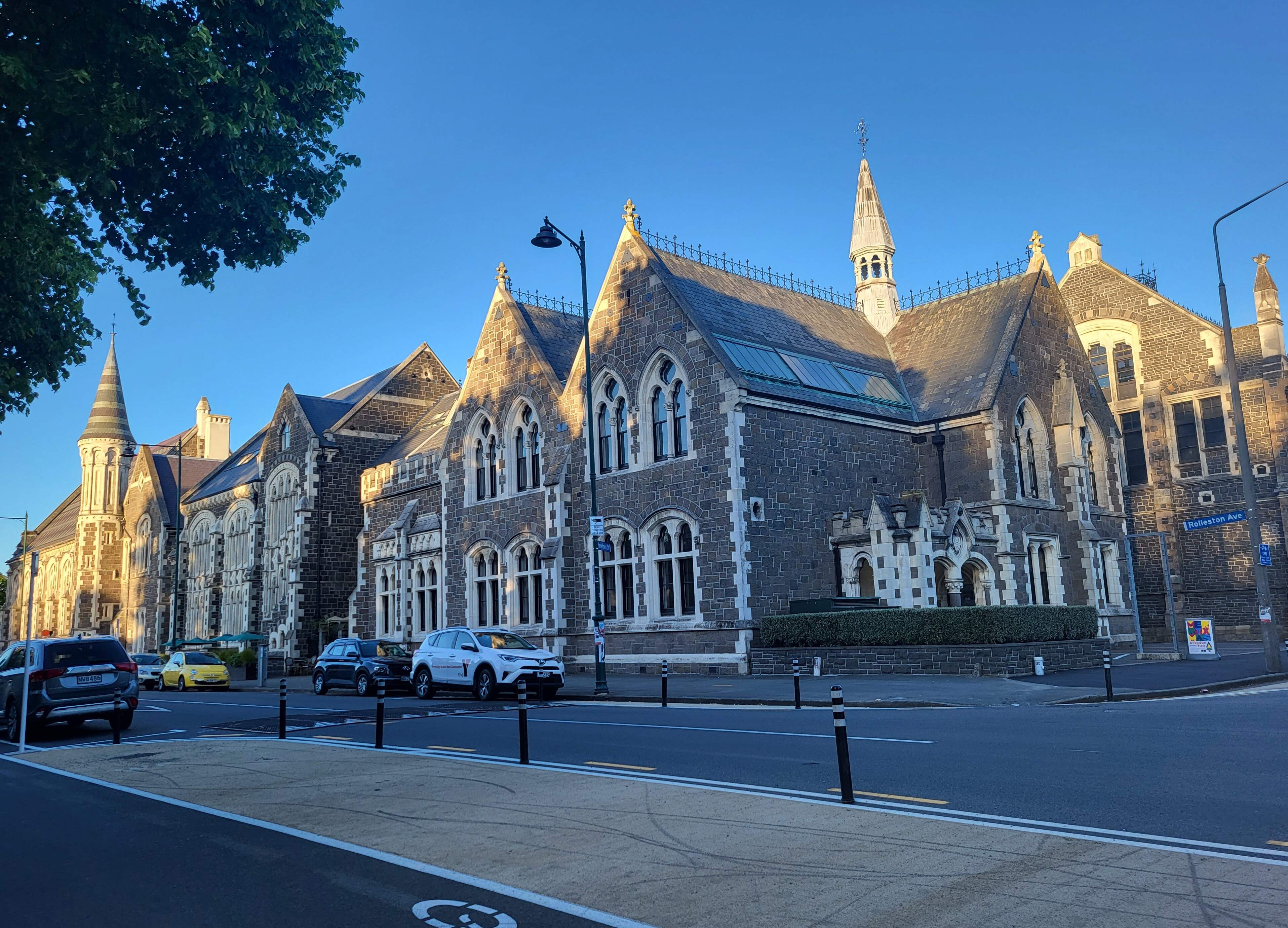 There were many gorgeous buildings in Christchurch.