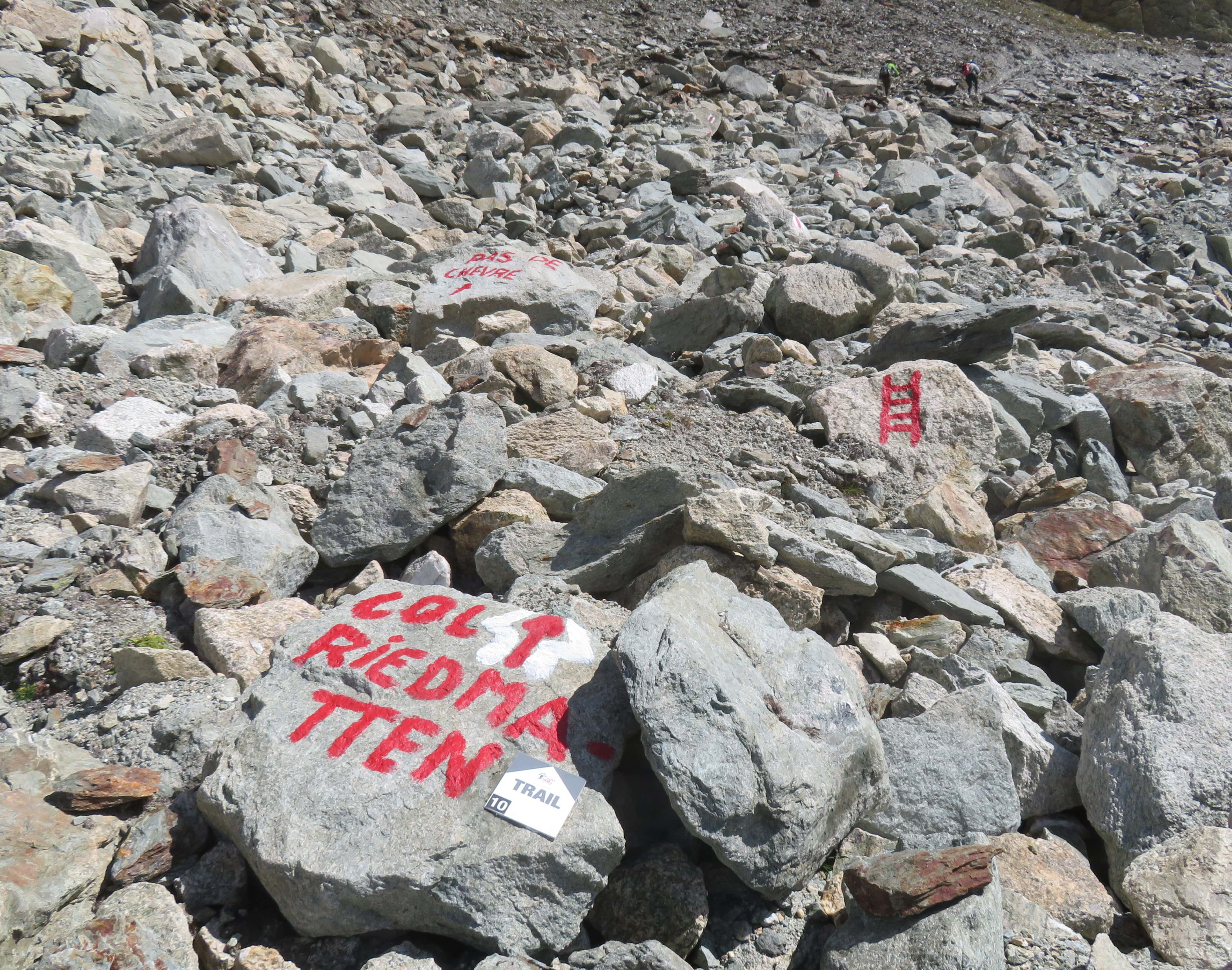 We had the choice of Col de Riematter or Pas de Chevres.