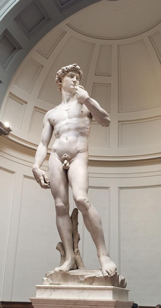 The famed David statue