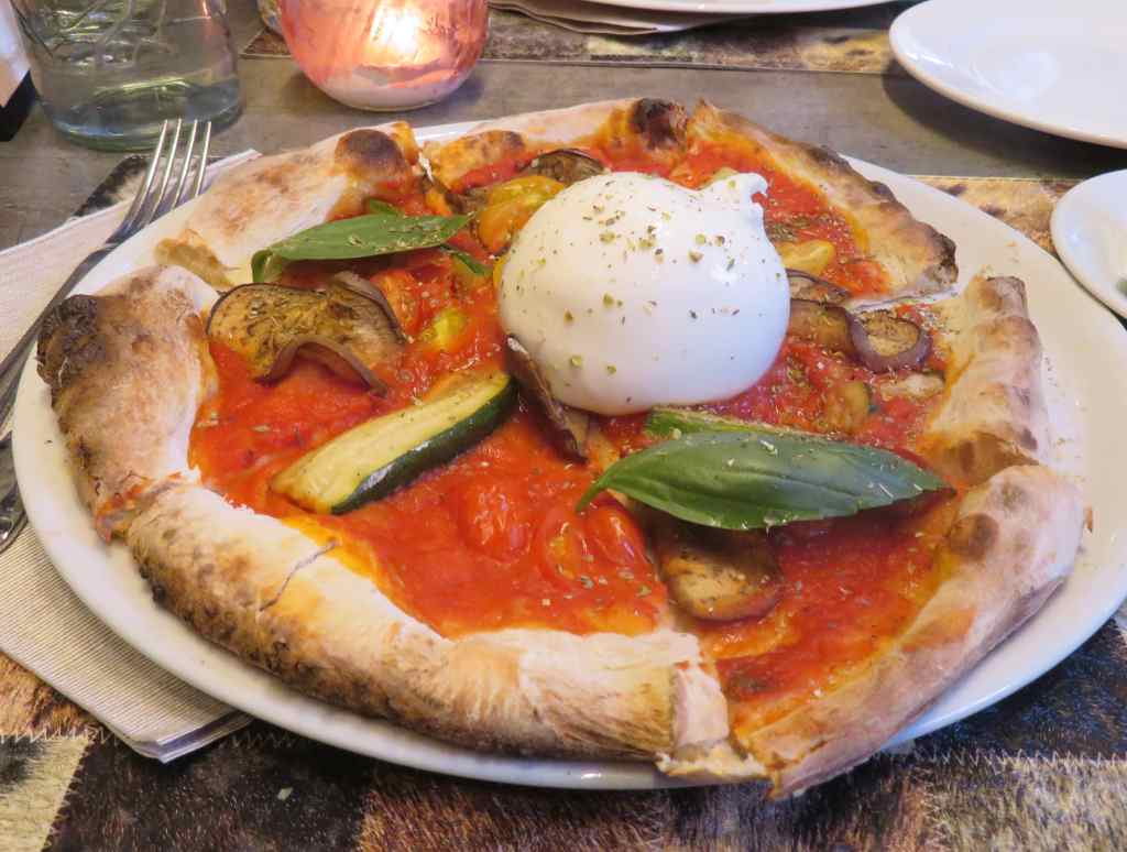 My pizza was delicious.