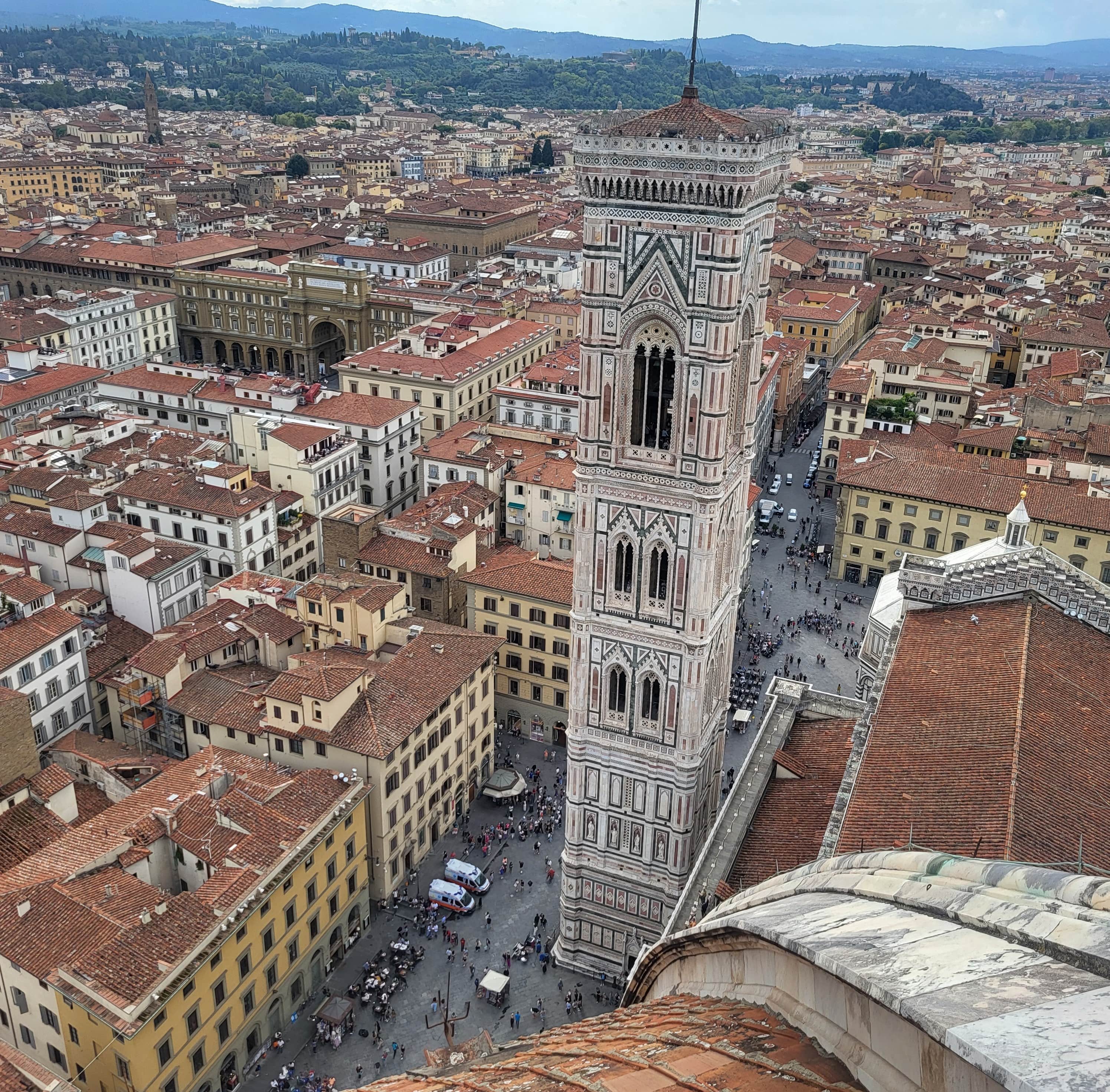 View of Florence from Duomo Dome