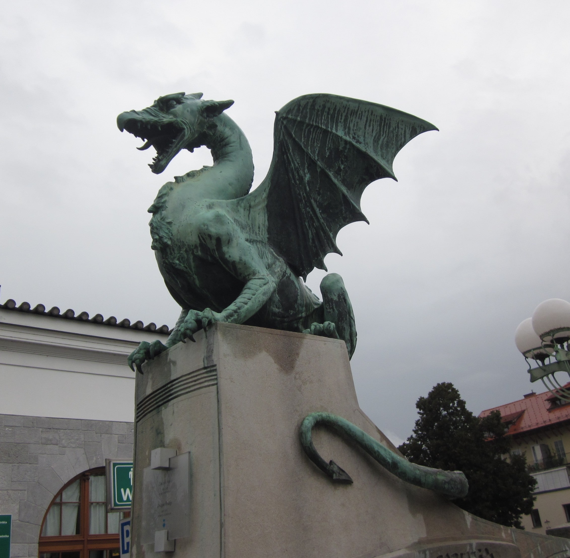 Dragon is the symbol of Ljubljana.