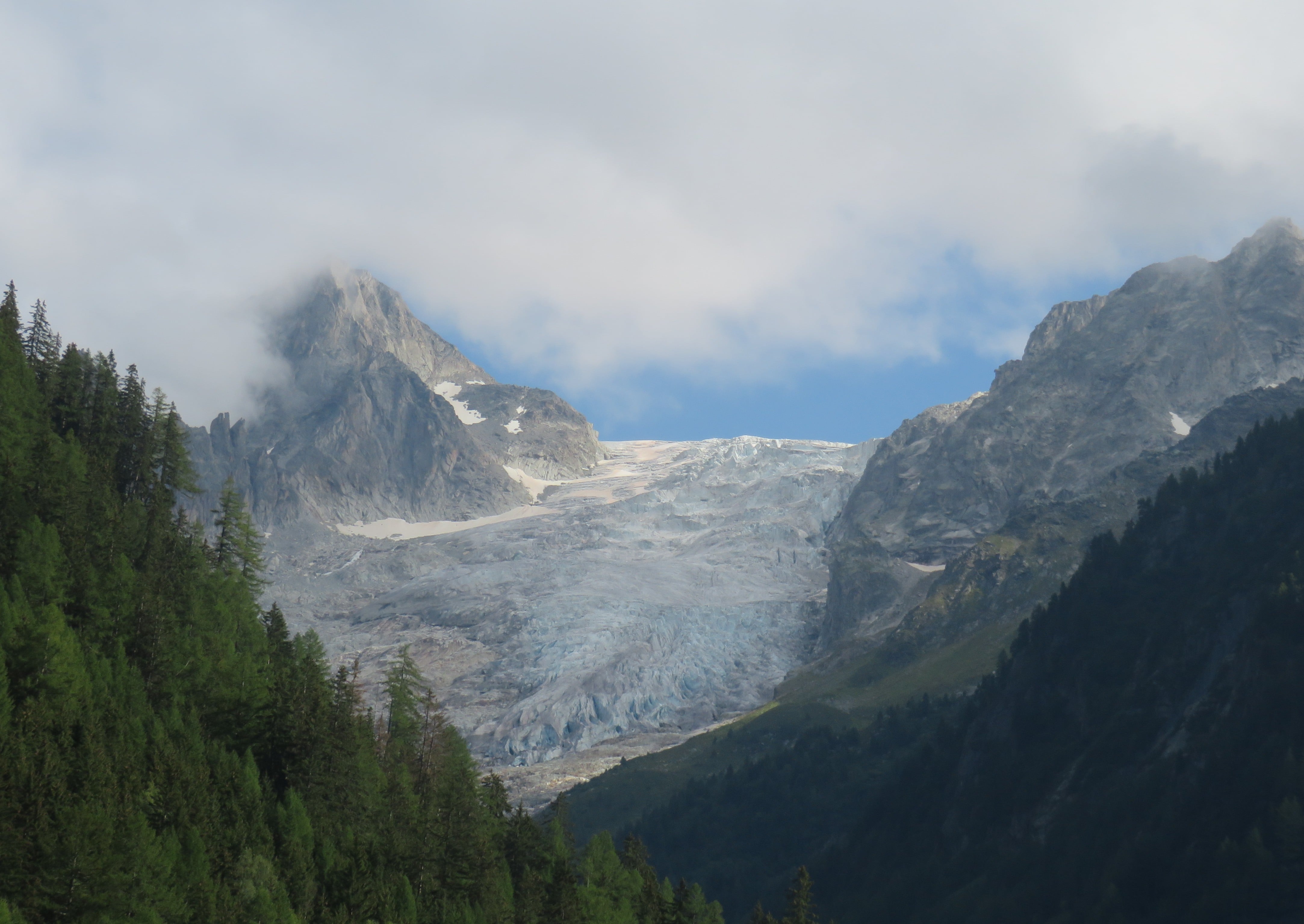 Glacier du Trient viewed from Le Peuty