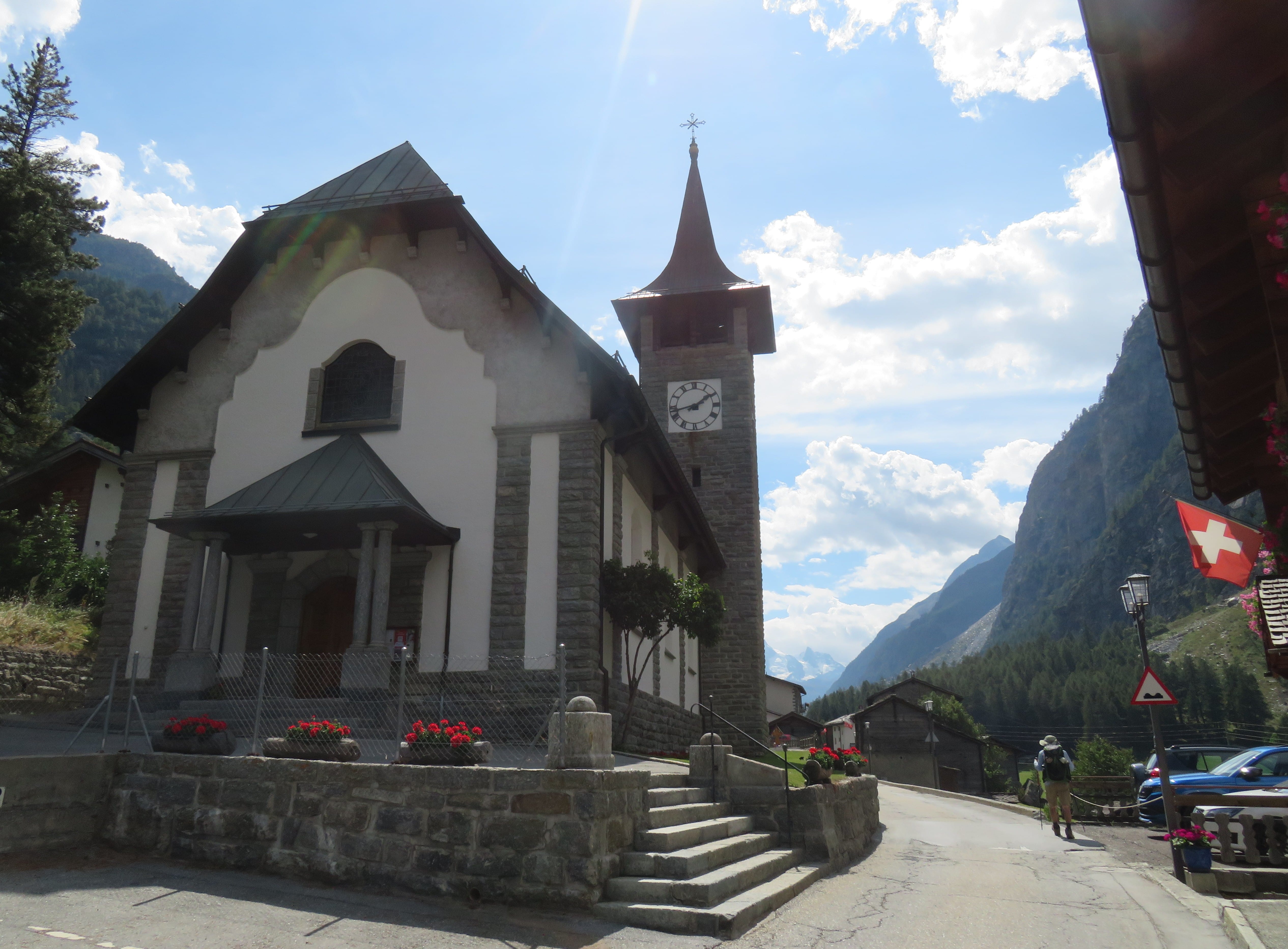 We descended from Europaweg to arrive in Herbriggen