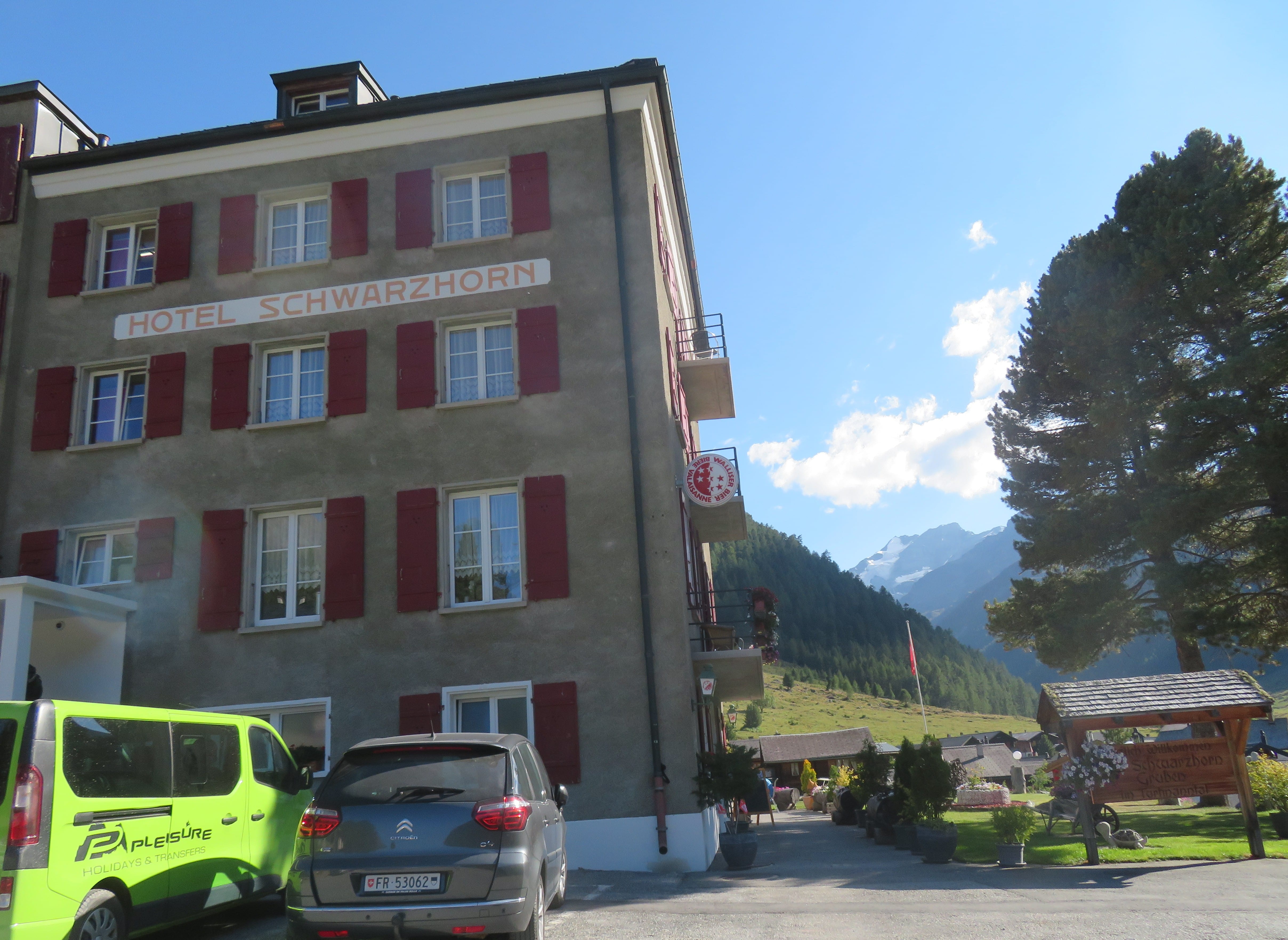 Hotel Schwarzhorn was the only hotel in Gruben.