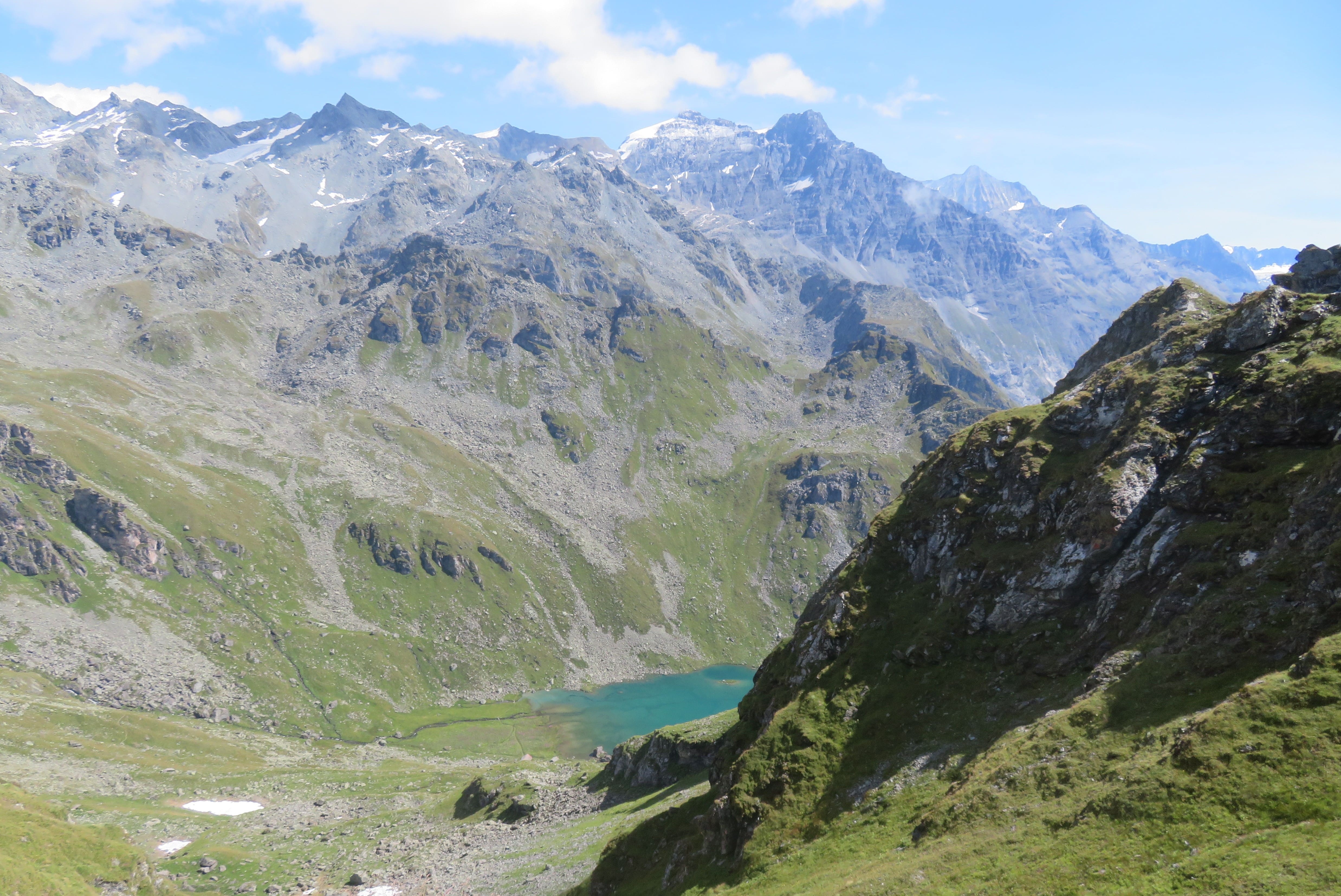 Lac de Louvie viewed from Col Termin