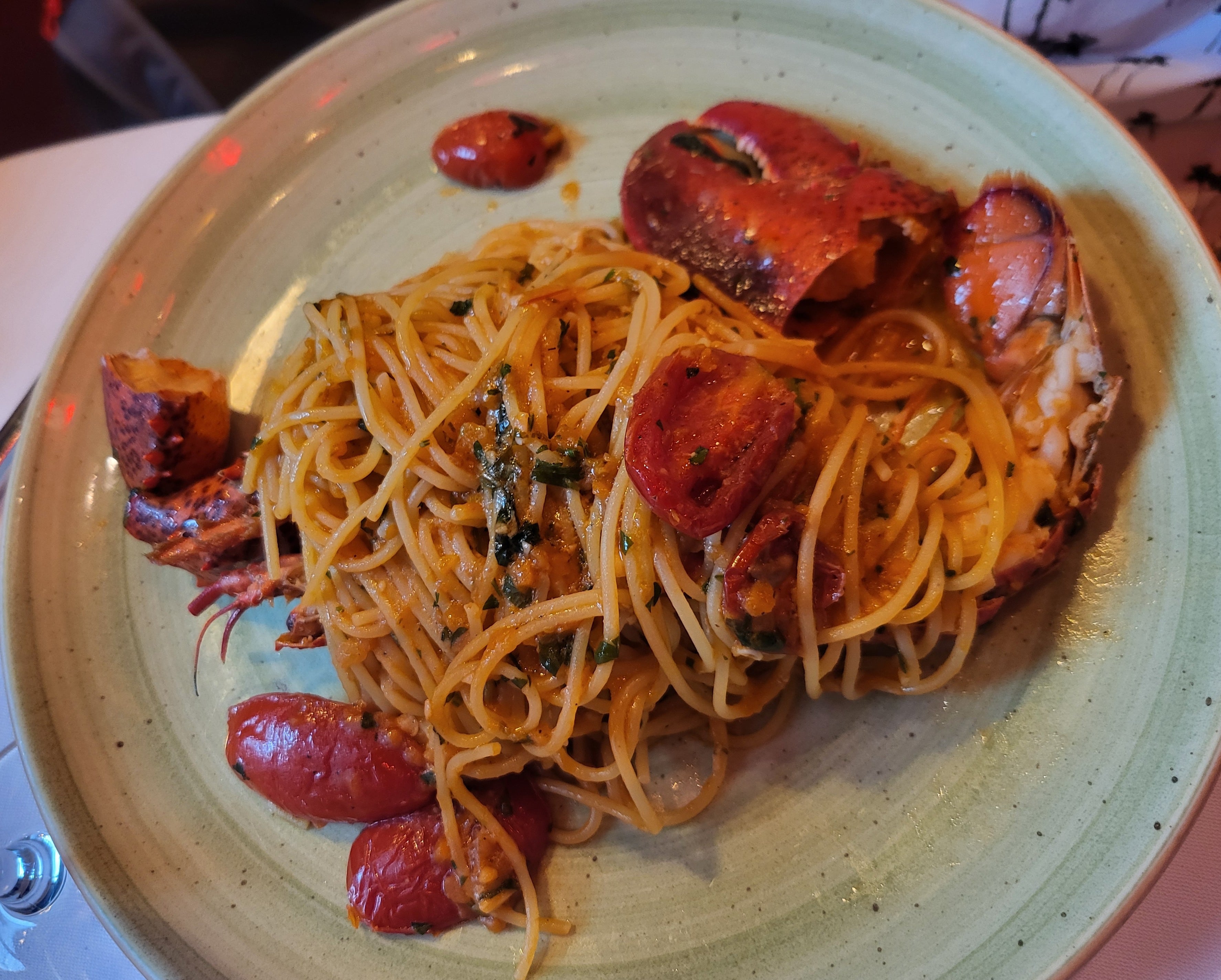 Lobster Pasta at Za Za