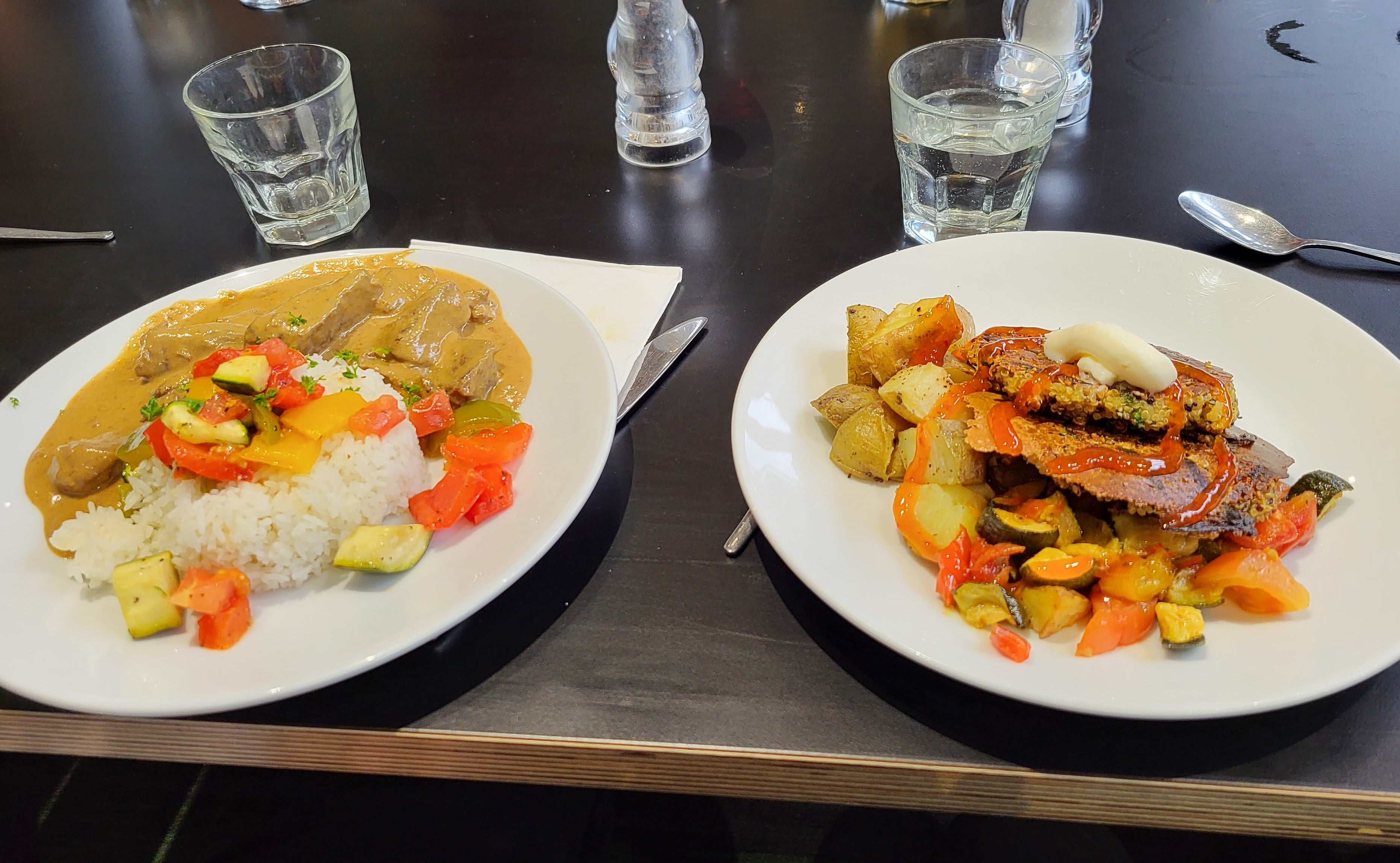 Dinner: Beef and Quinoa Fritters