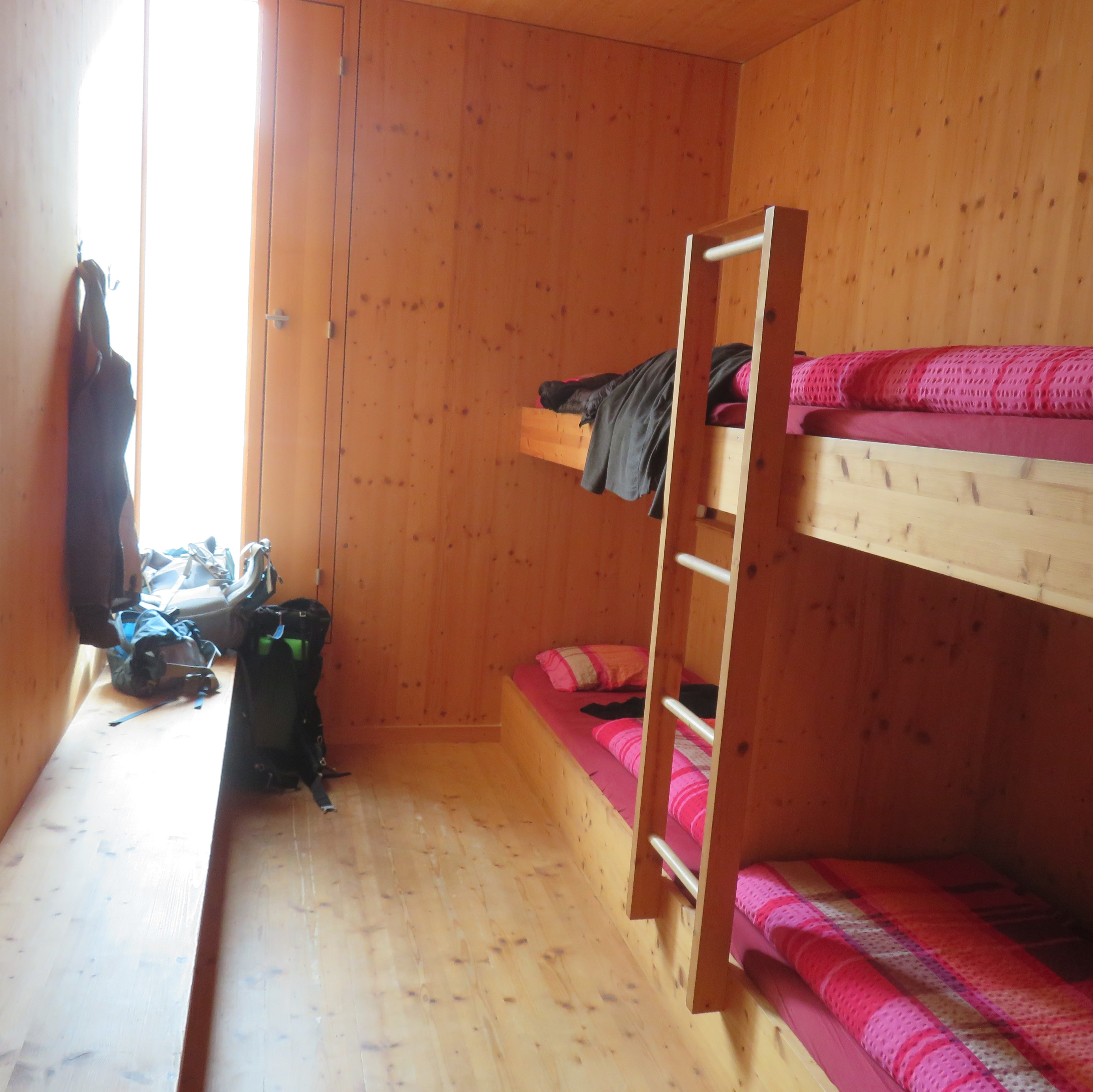 We were assigned to a 4-person dorm room.