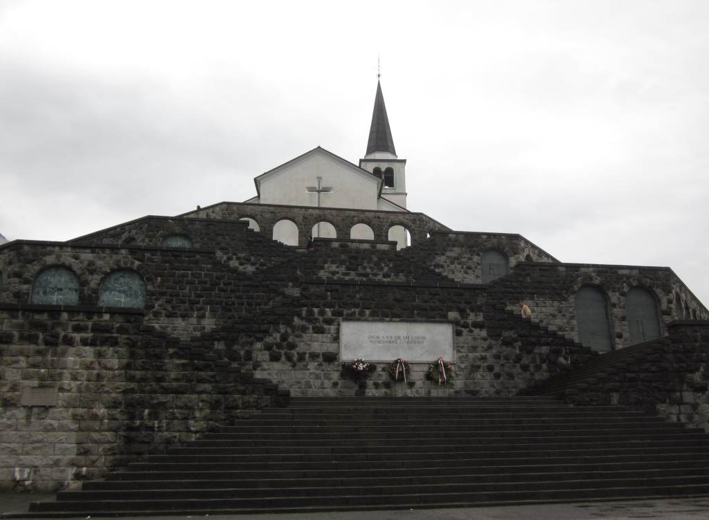 The Italian ossuary at Kobarid