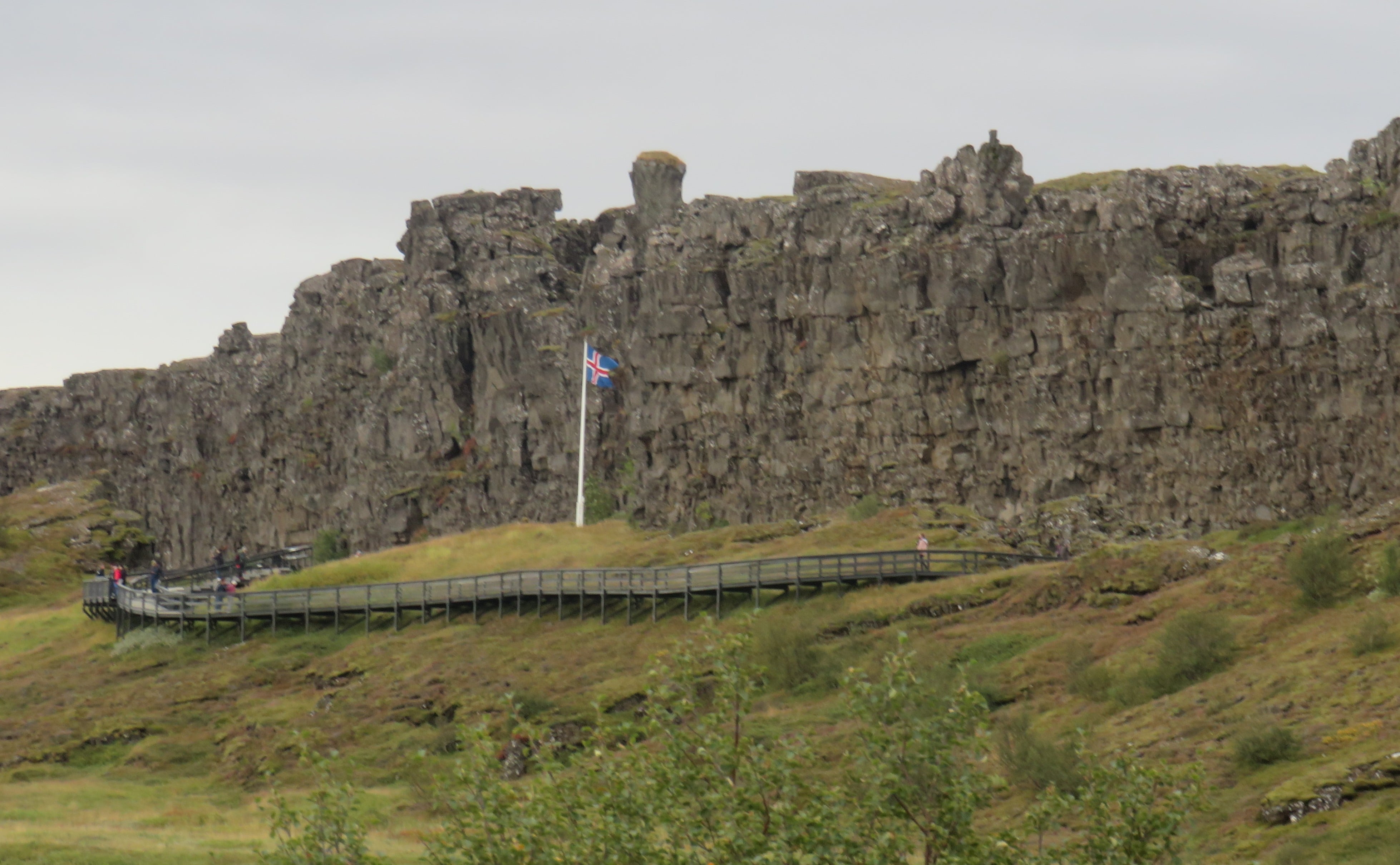 Law Rock at Þingvellir National Park