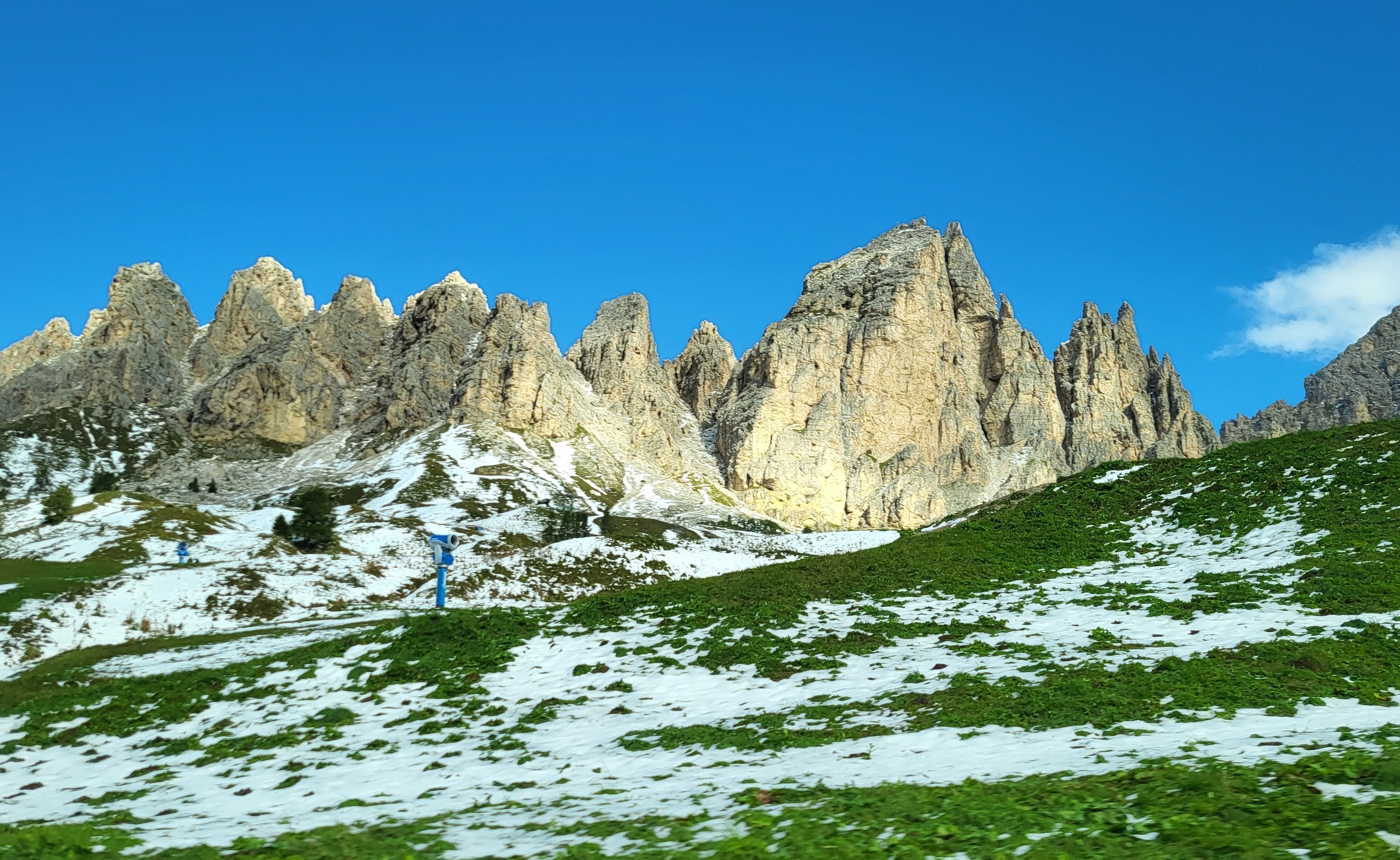 Beautiful view on the way to Ortisei