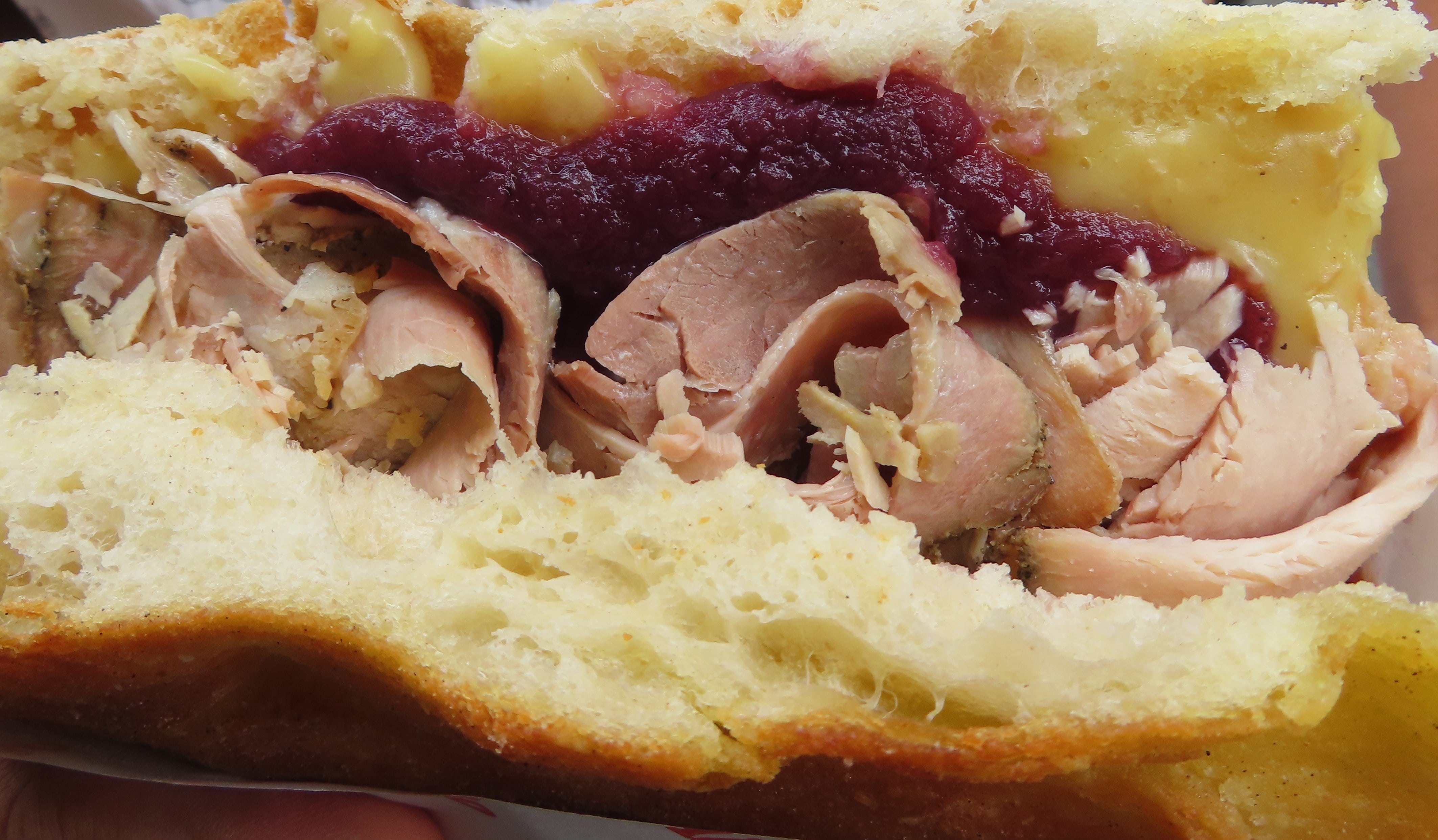 A sandwich from All’Antico Vinaio