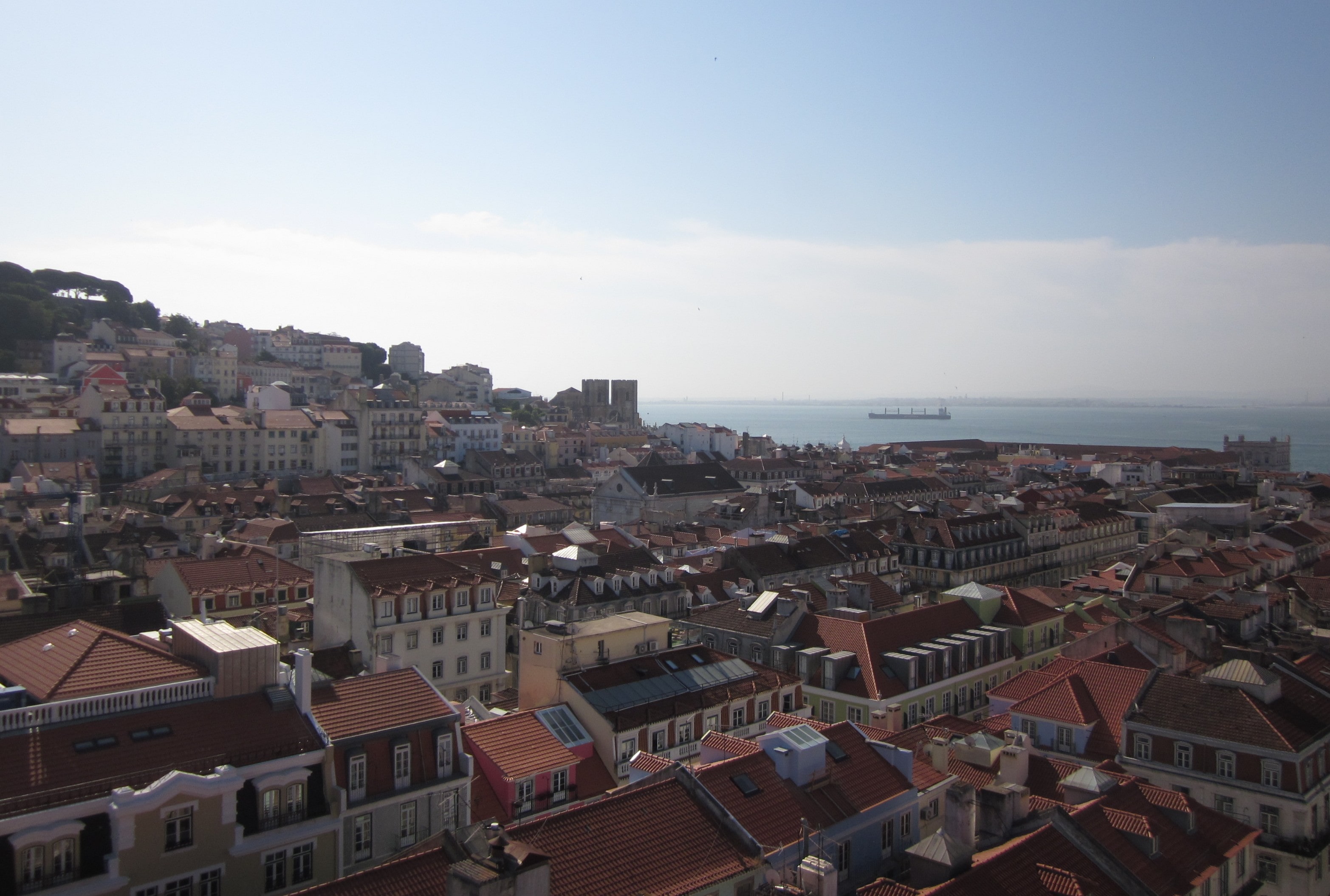 View from the Top of Santa Justa Elevator