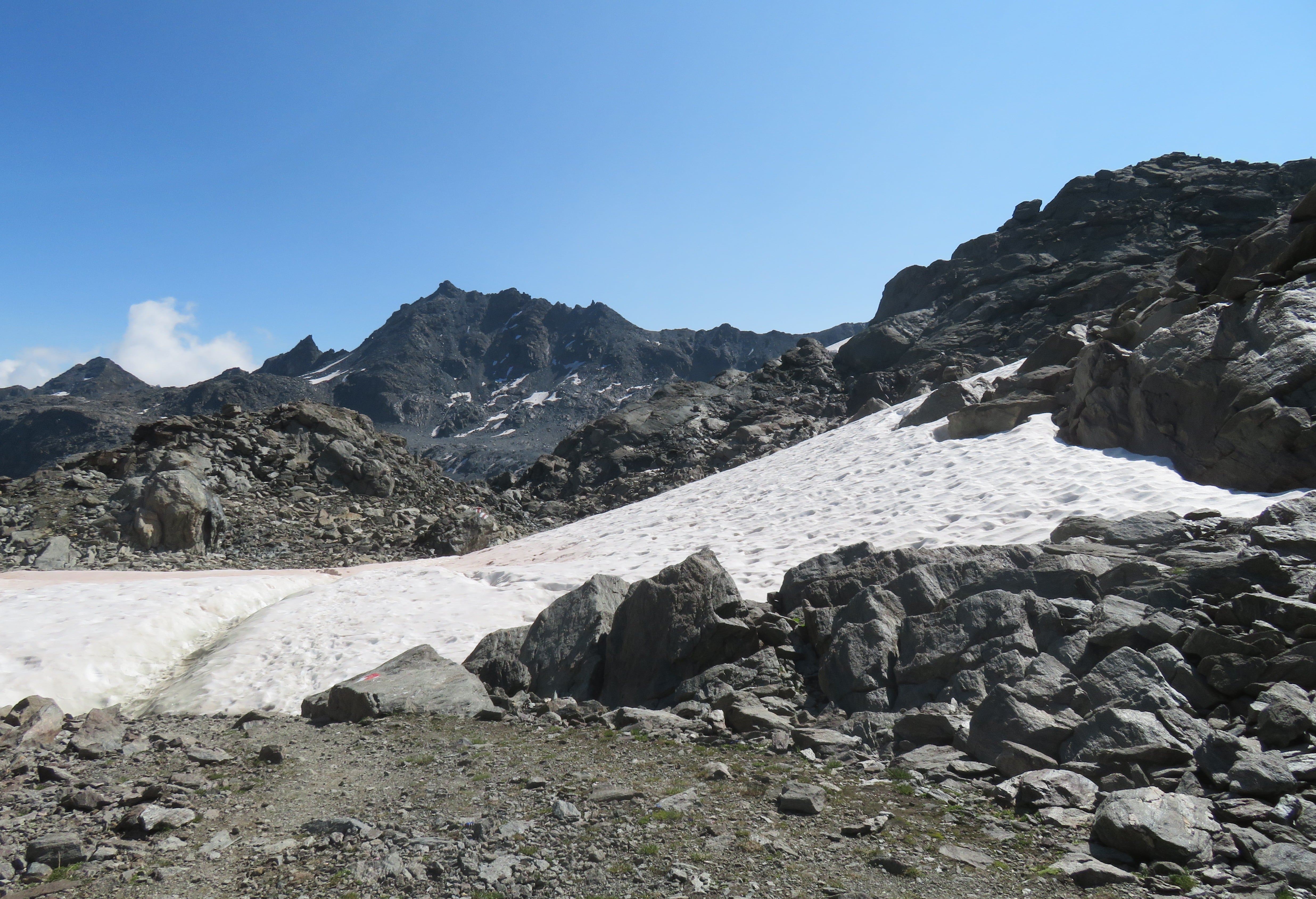 Snow on the Col de Louvie