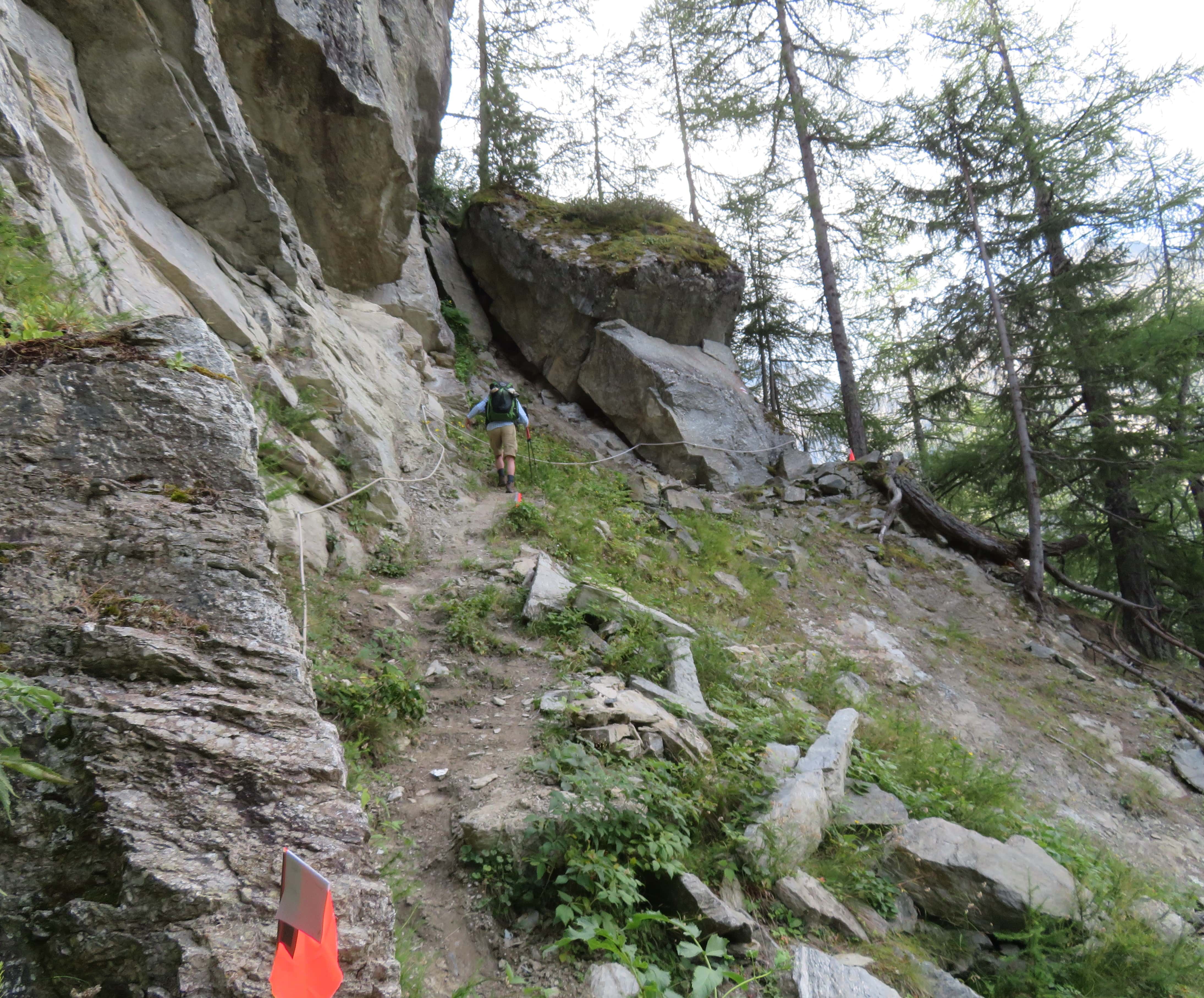 Difficult trail on Europaweg