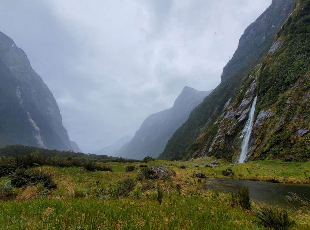 Milford Track was full of waterfalls