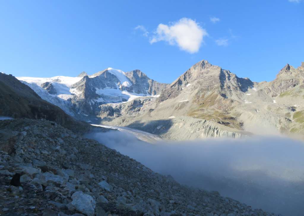Glacier de Moiry under the morning sun