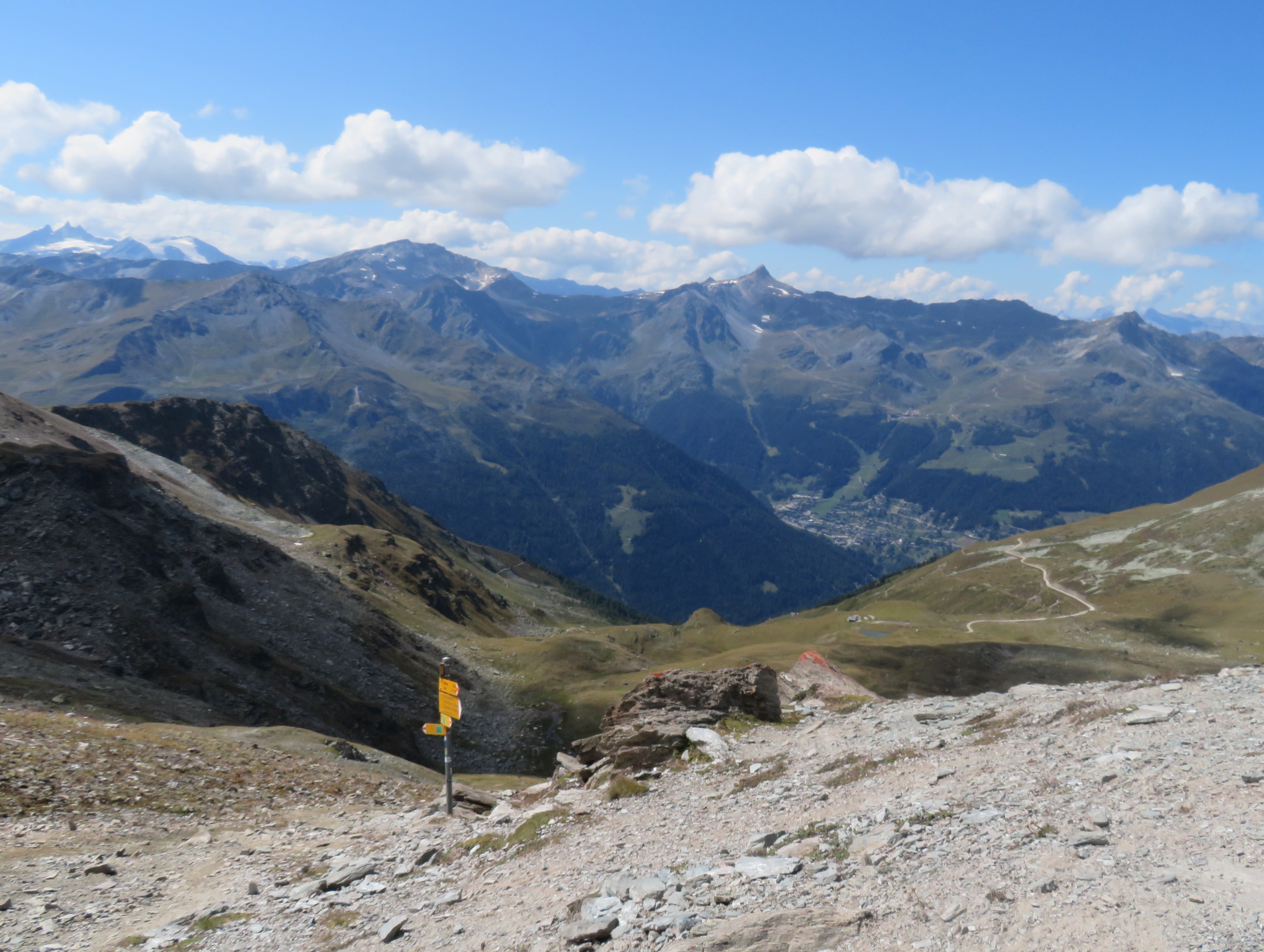 Just like at other cols, Col de la Forcletta also offered gorgeous views