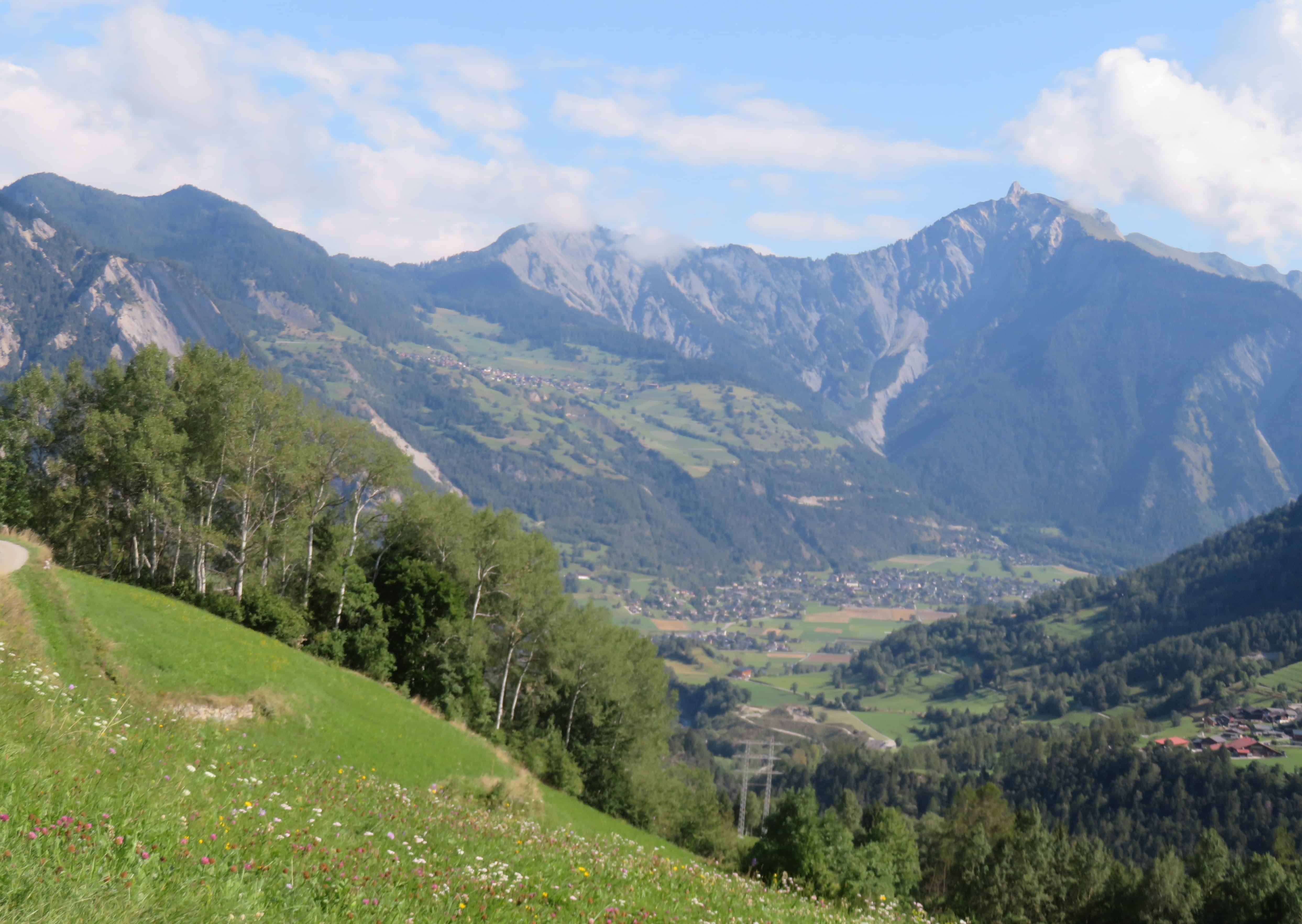 Great view on the way to Sembrancher