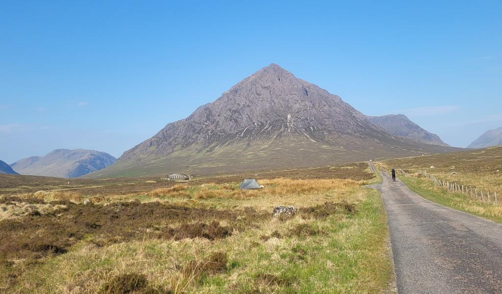 Buachaille Etive Mor dominated the horizon