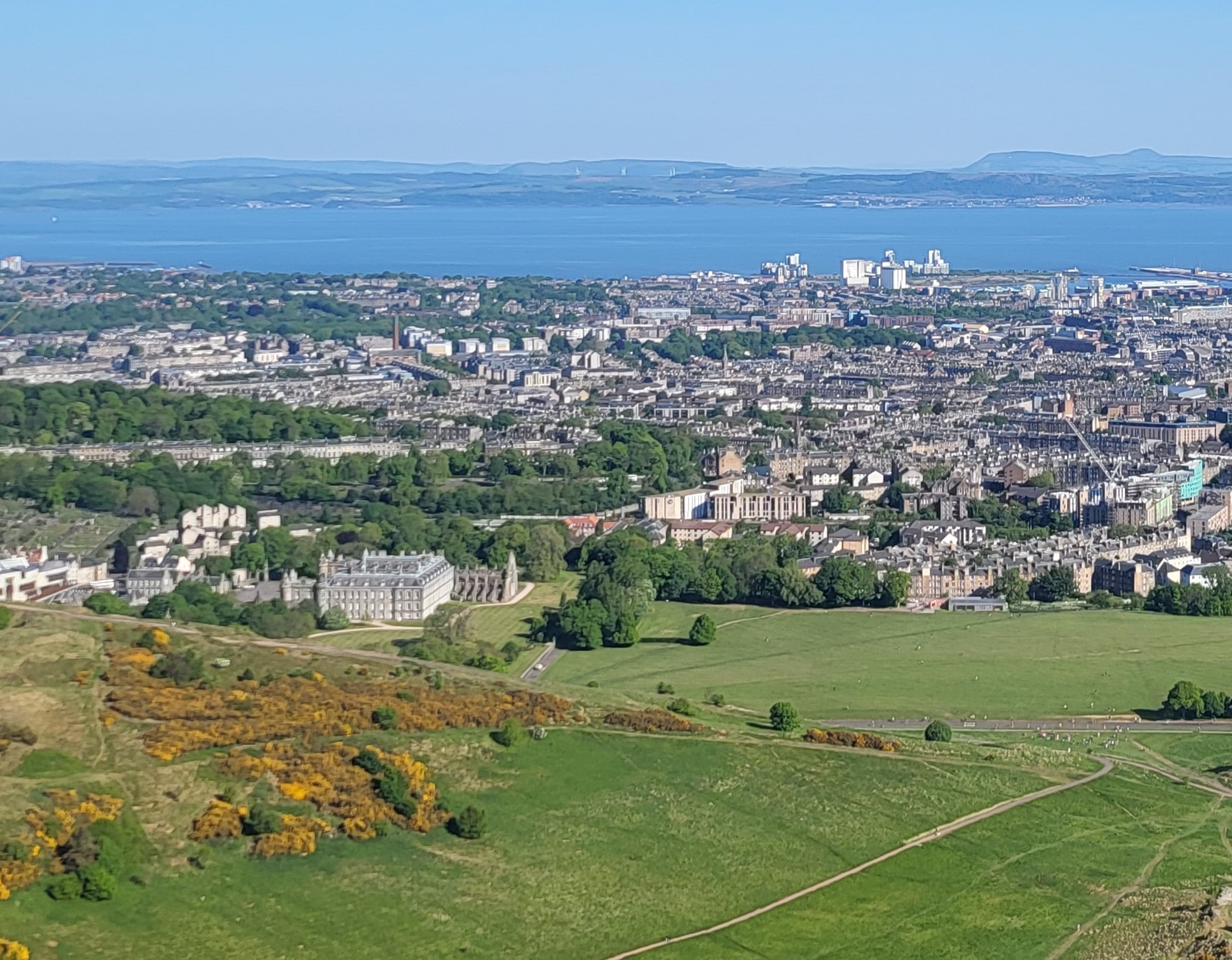 Edinburgh view from Arthur's Seat