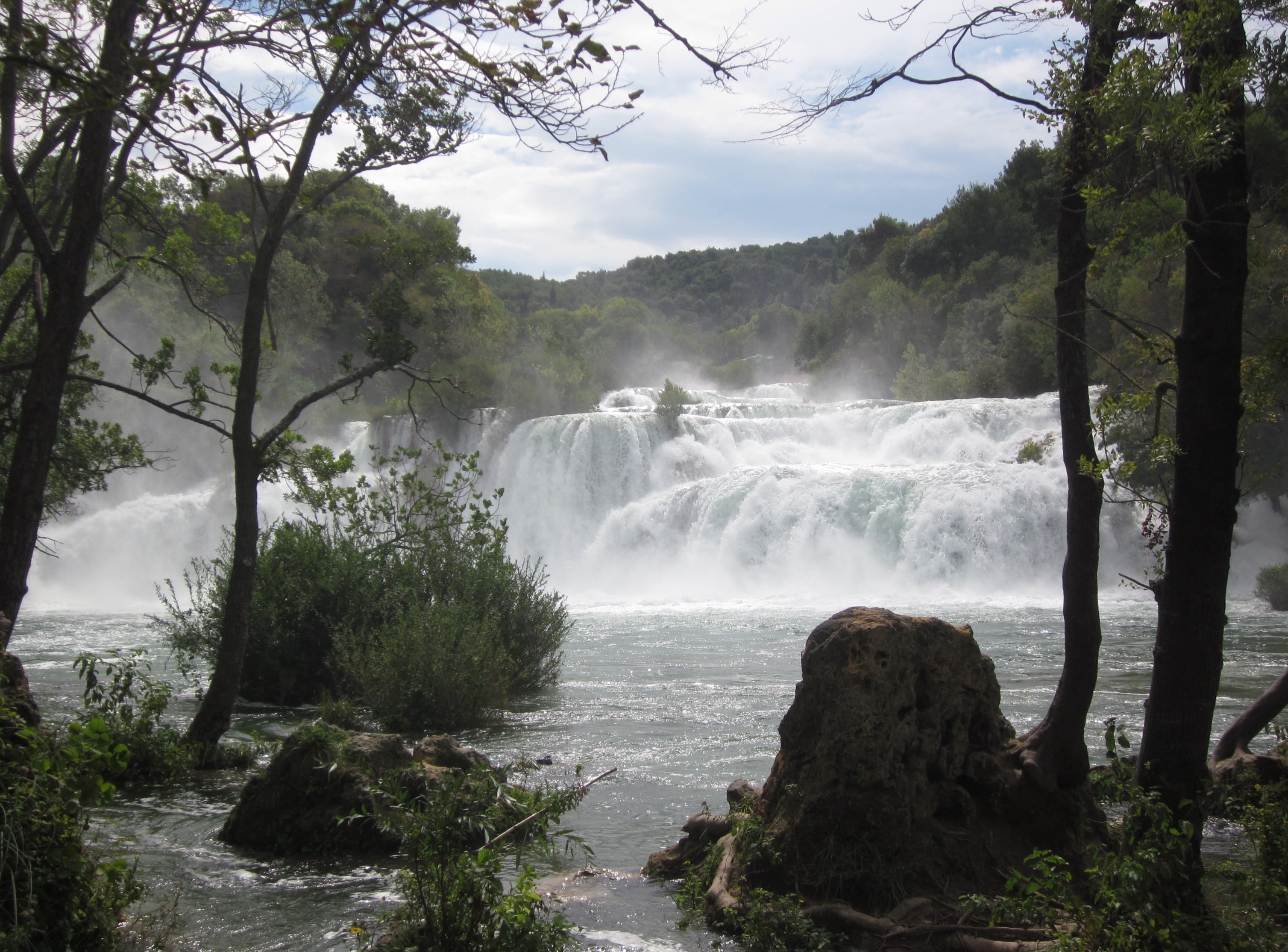 Roaring Waterfalls in Krka National Park