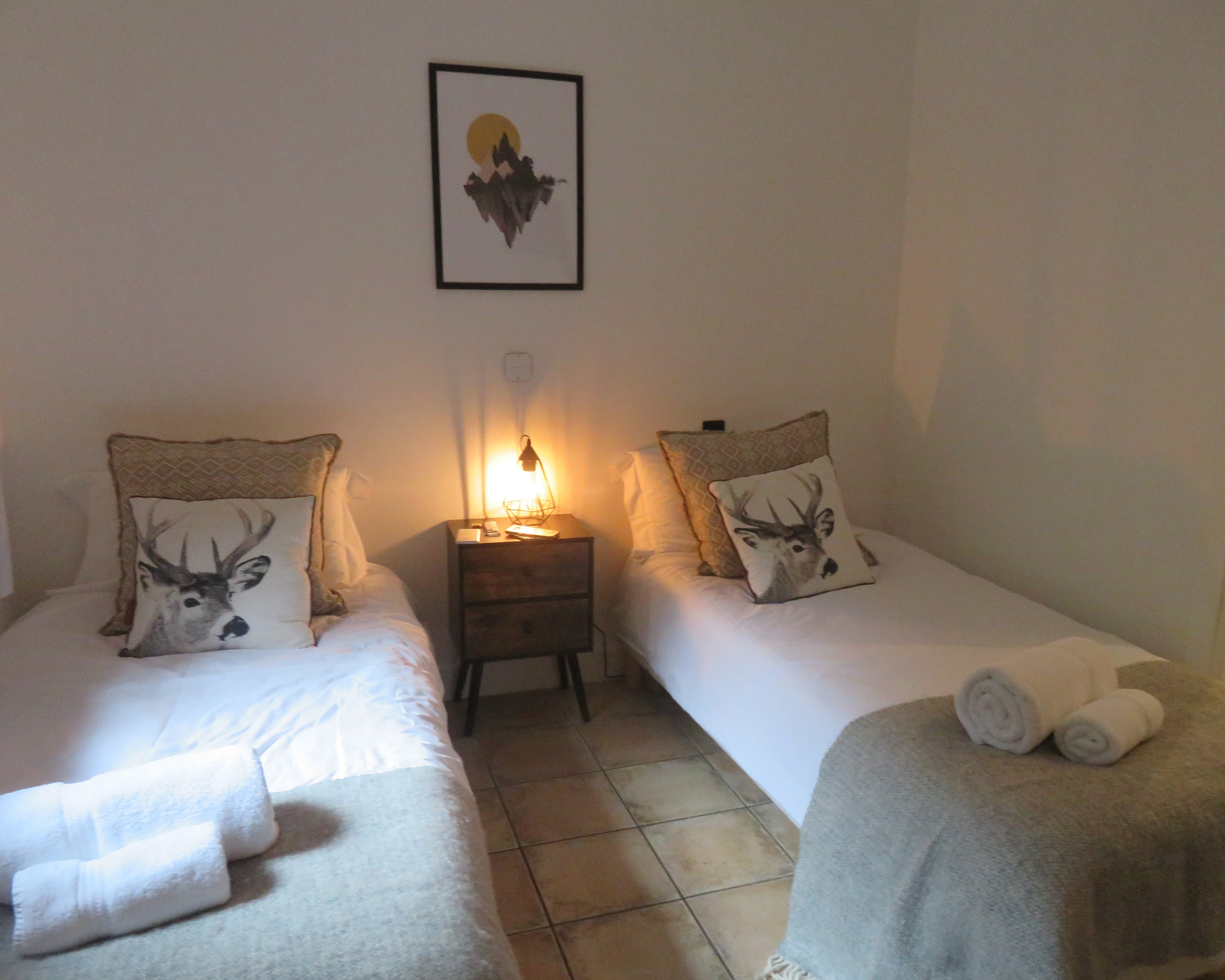 Our bedroom in Yeti Lodge