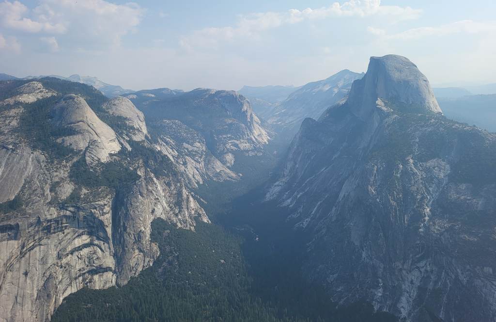 Stunning view from Glacier Point