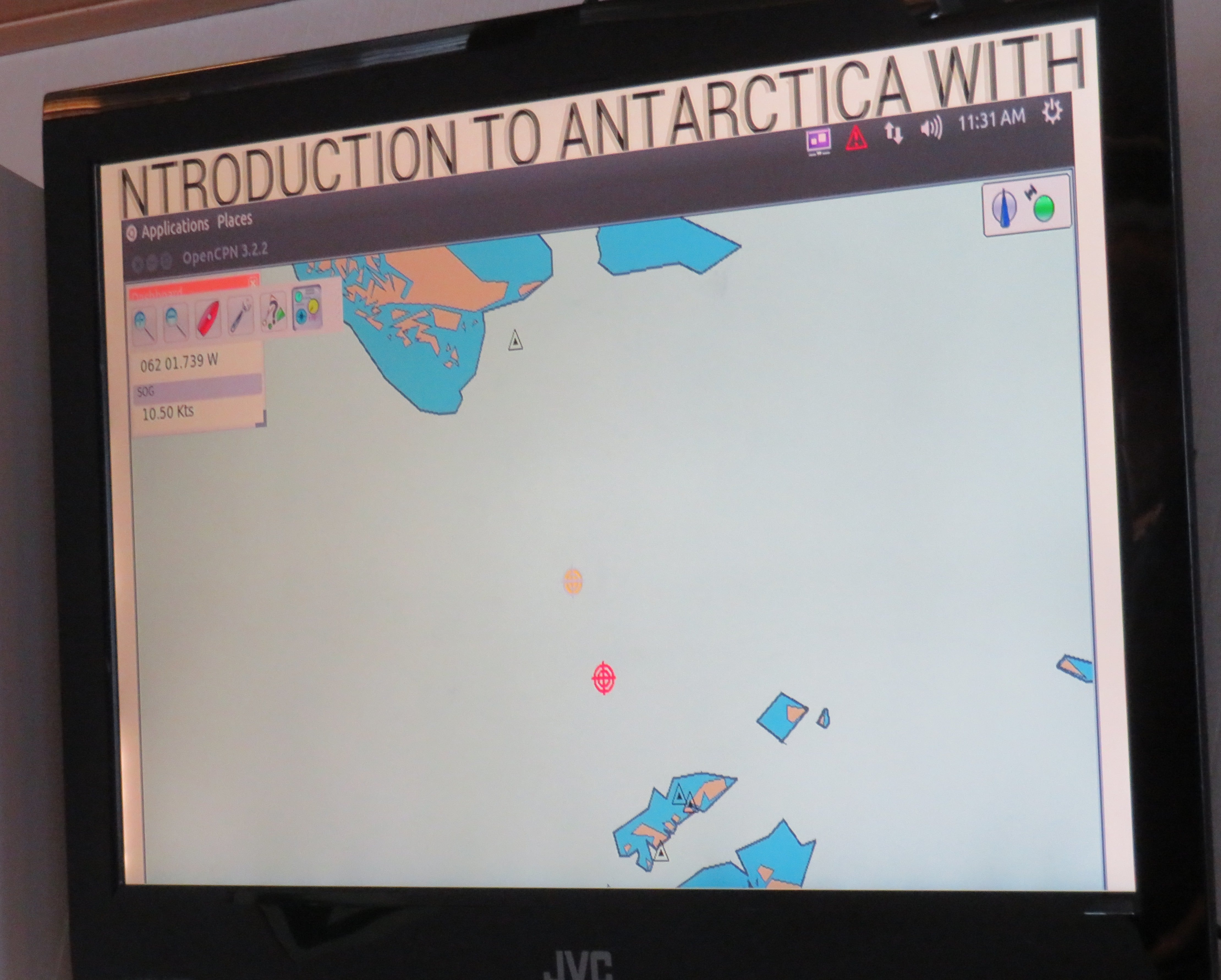 We were getting closer to Antarctica.