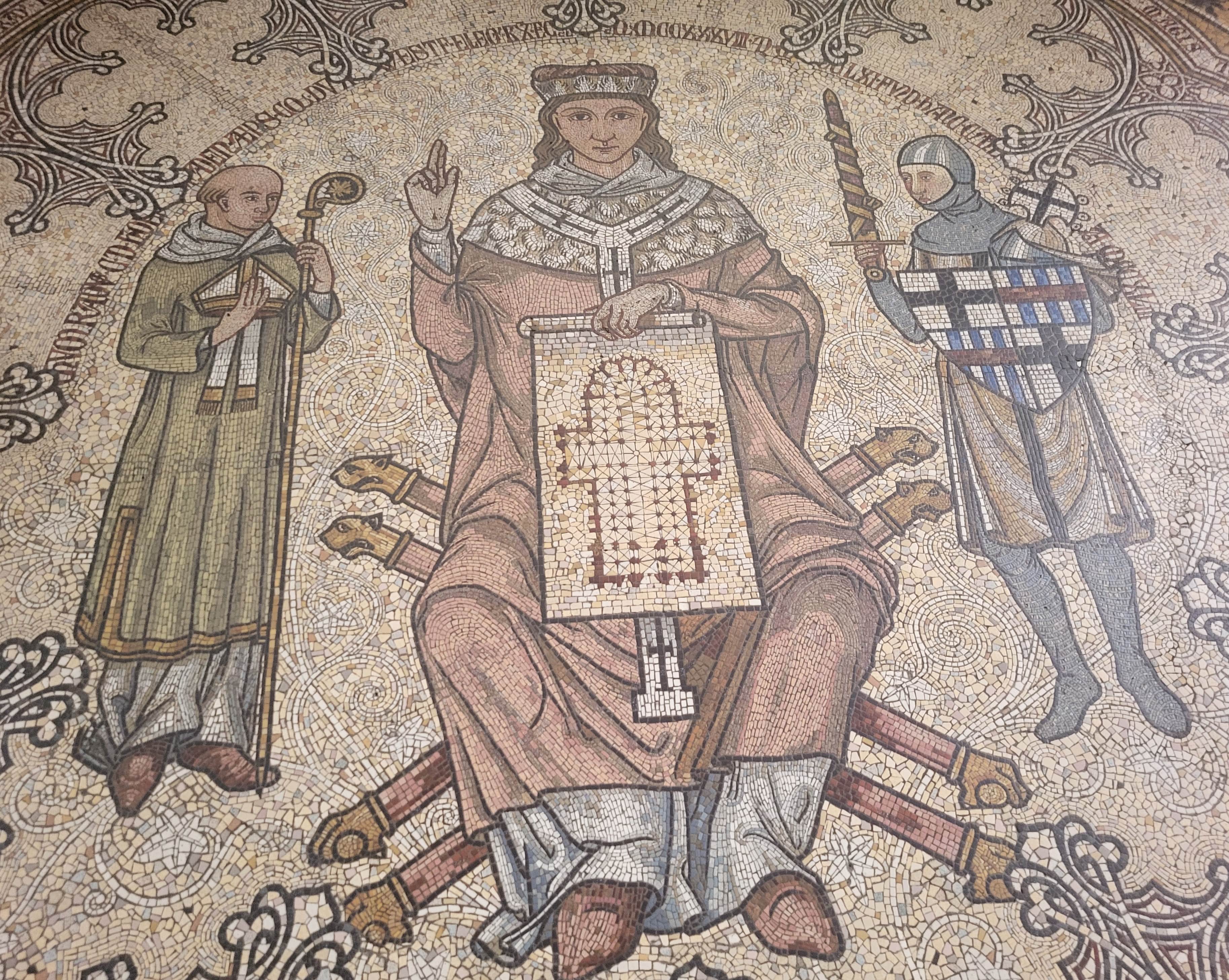 Cathedral mosaic floor
