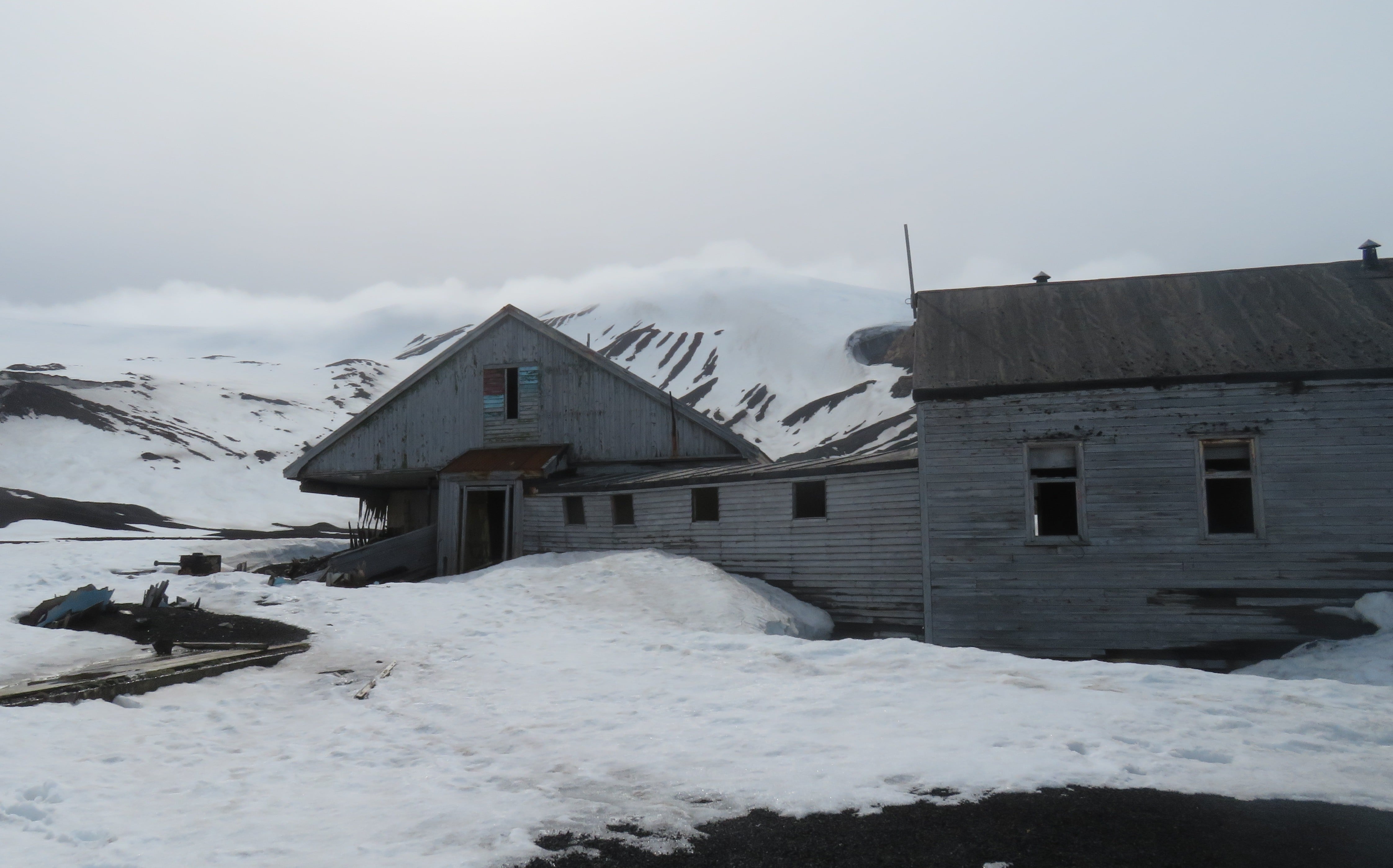 Ruins left by the previous whalers