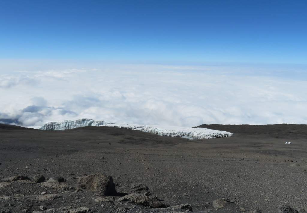 Remains of a glacier
