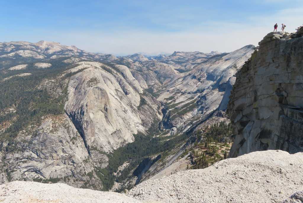View from top of Half Dome
