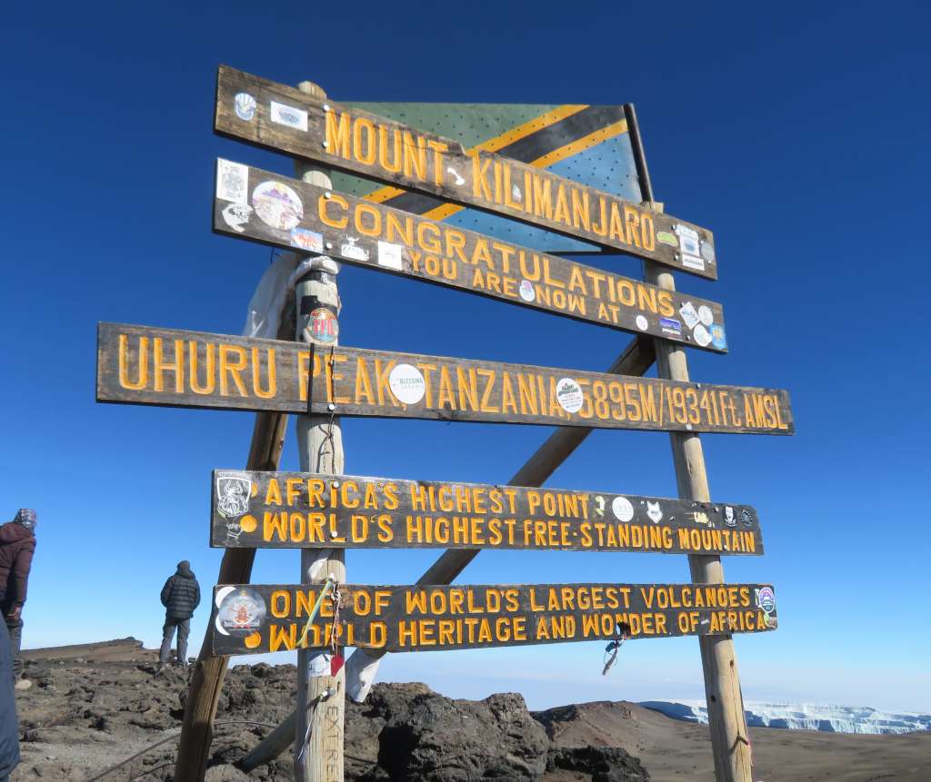 Uhuru Peak at 19,345 ft