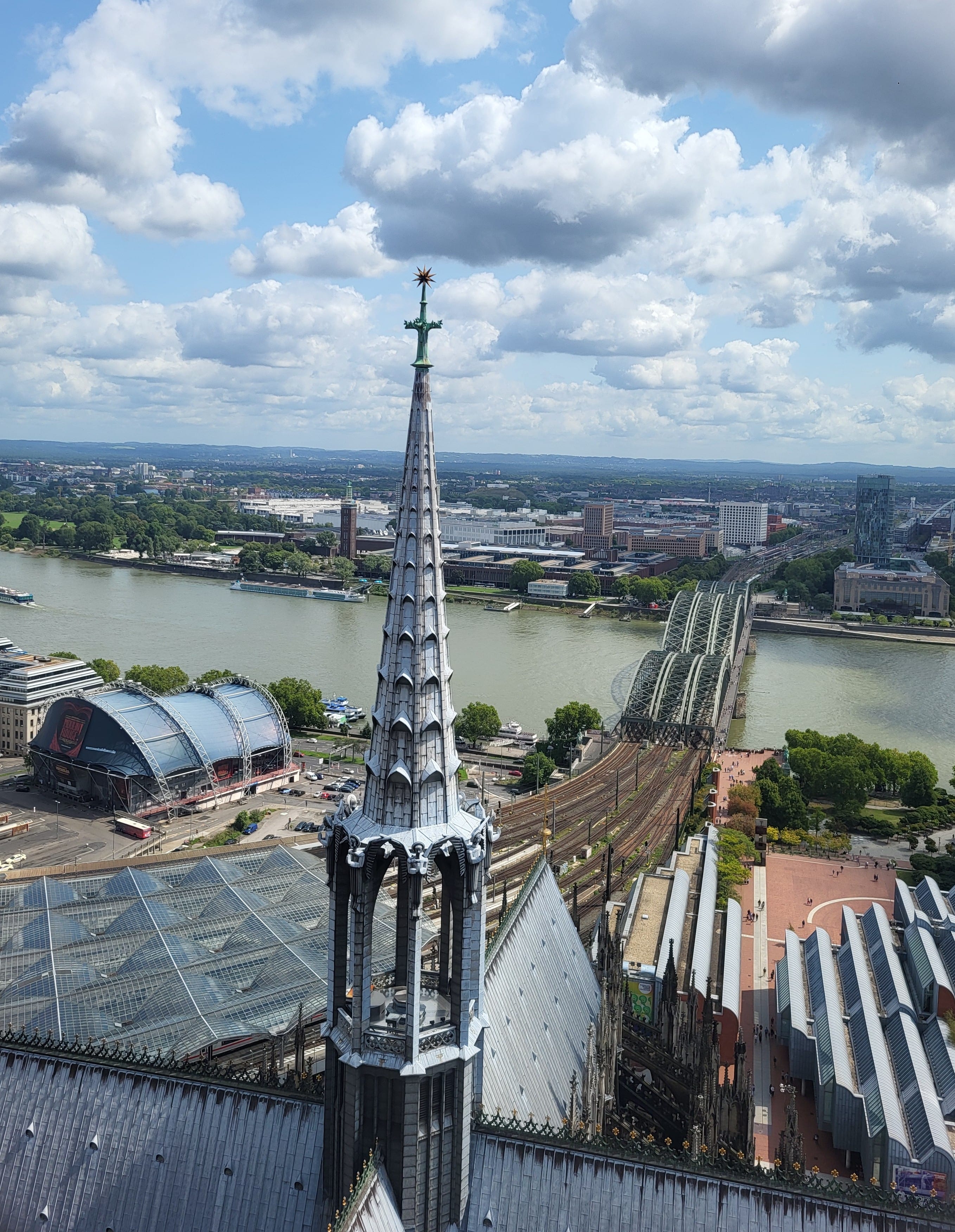 Cologne view from the top of the tower