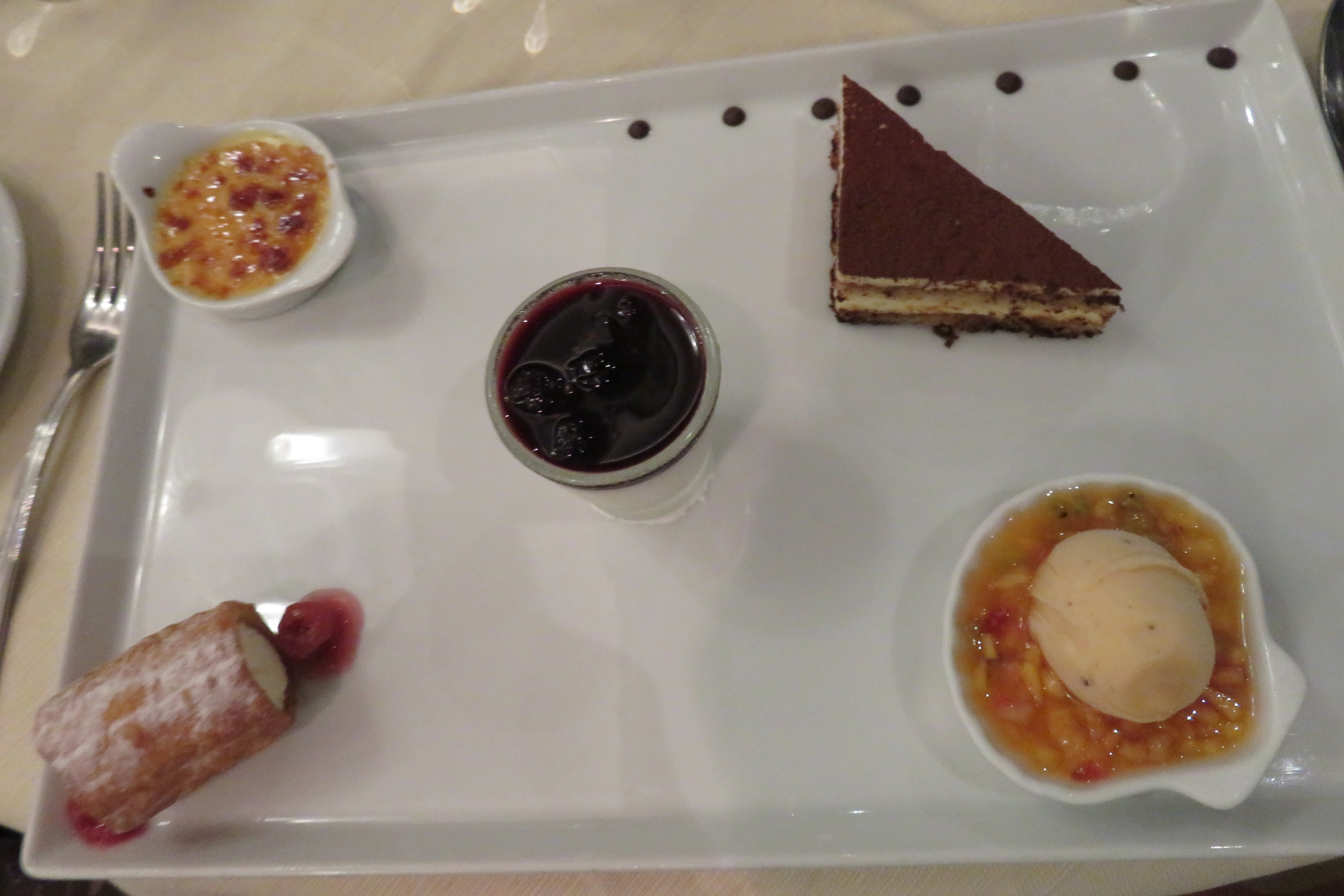 Dessert sample