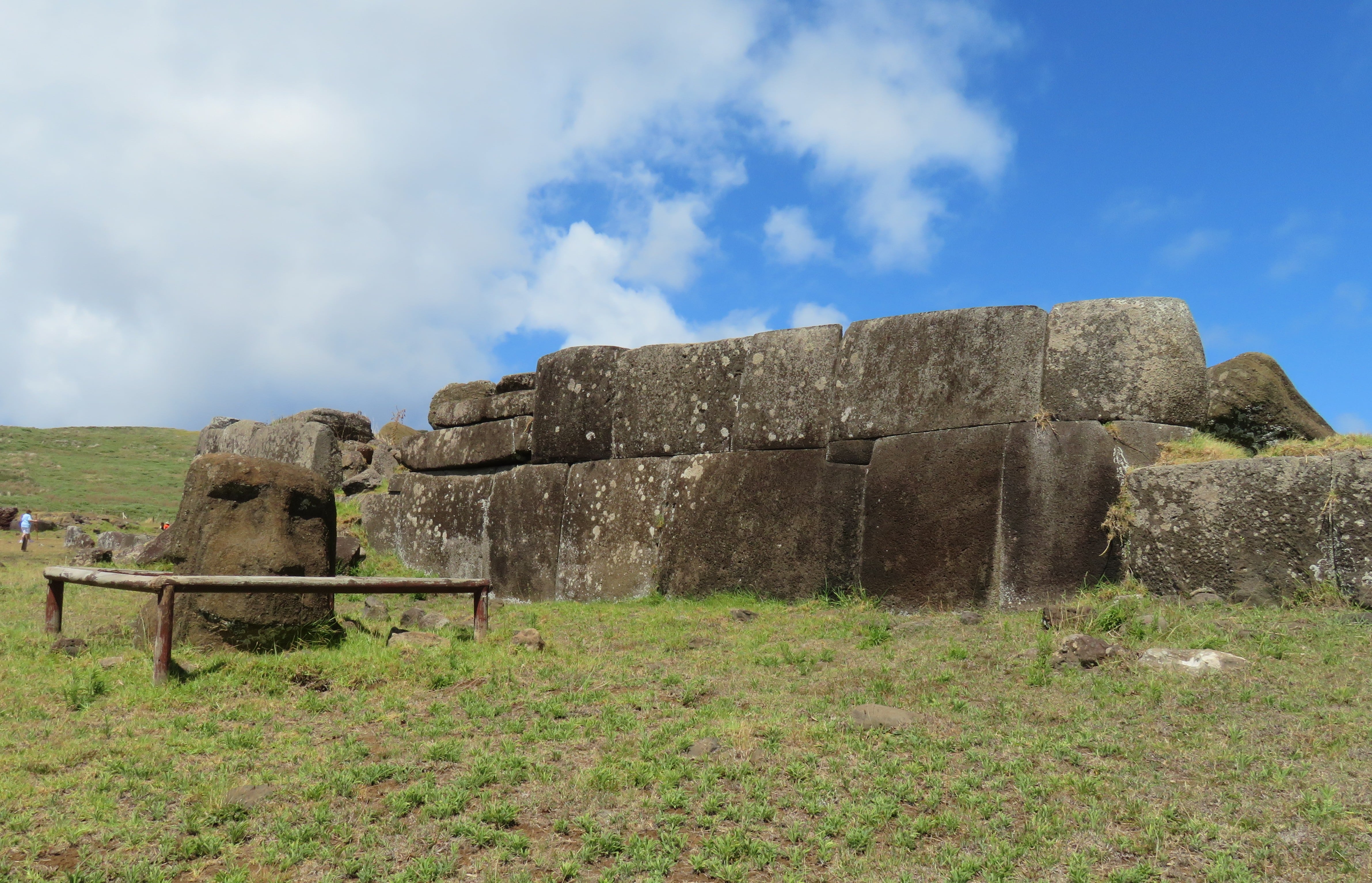 Fitted rock wall at Vinapu