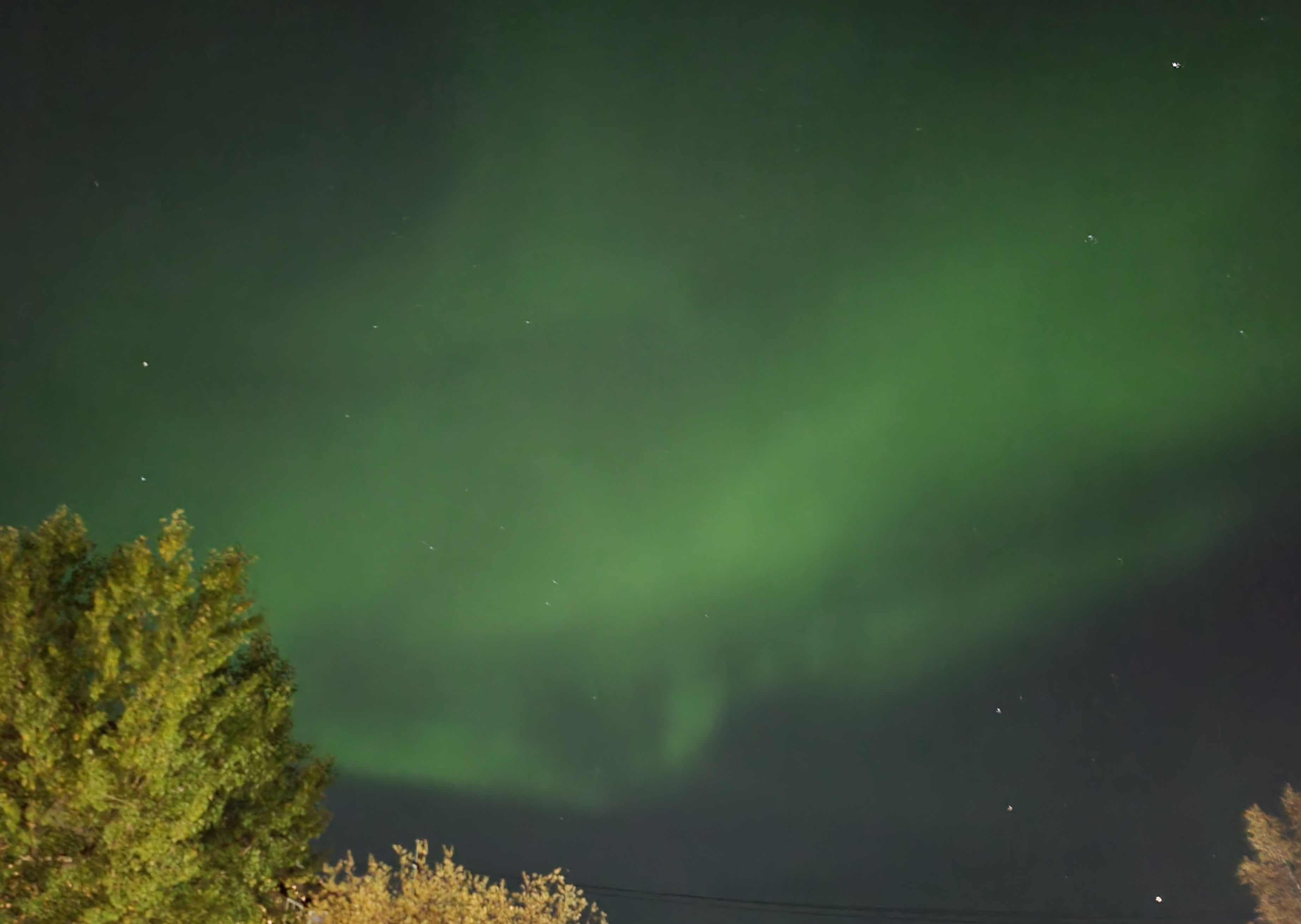 Aurora taken from the front yard
