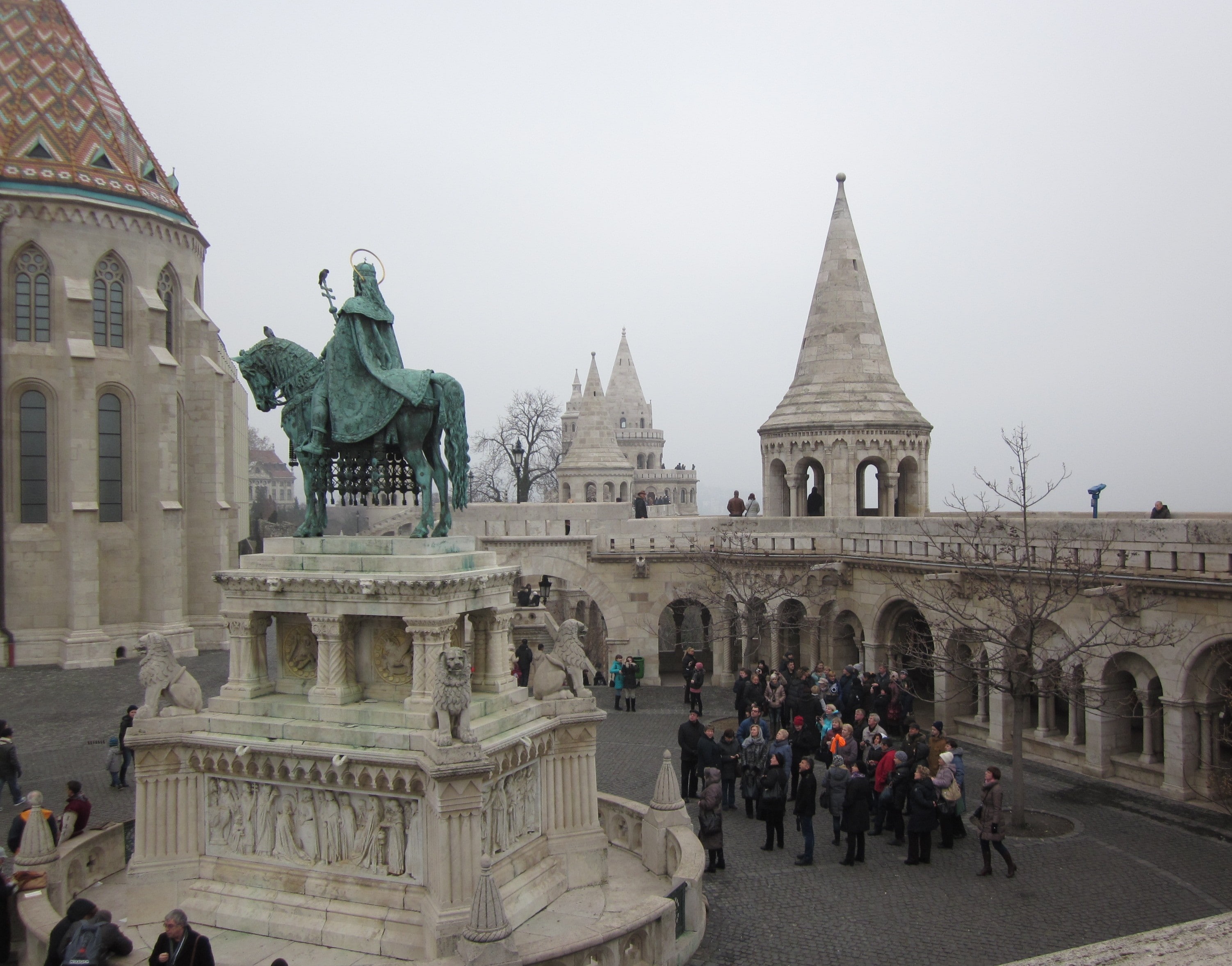 St. Istvan Statue and Fishermen's Bastion