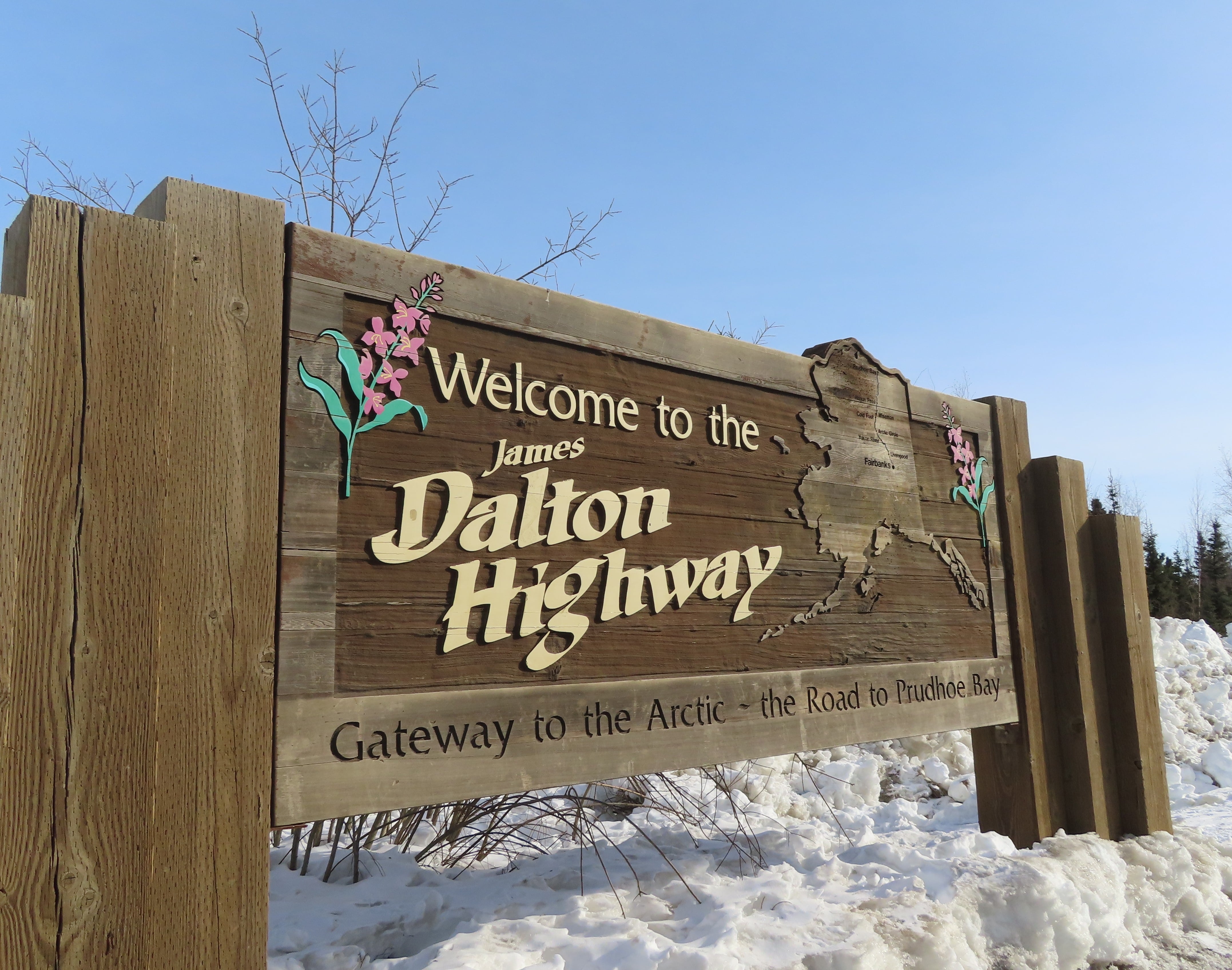 Dalton Highway sign
