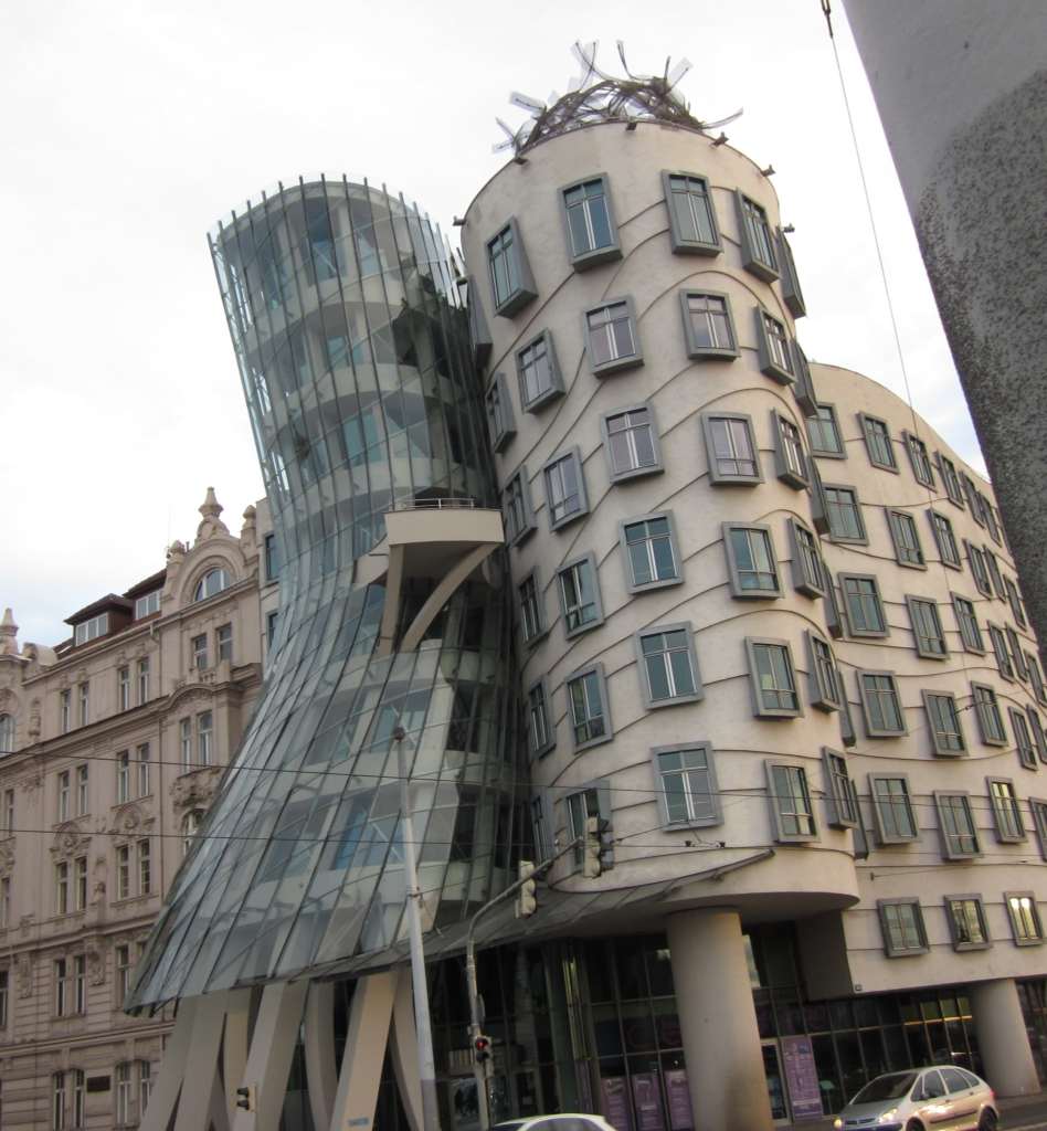 Frank Gehry-designed Dancing House building