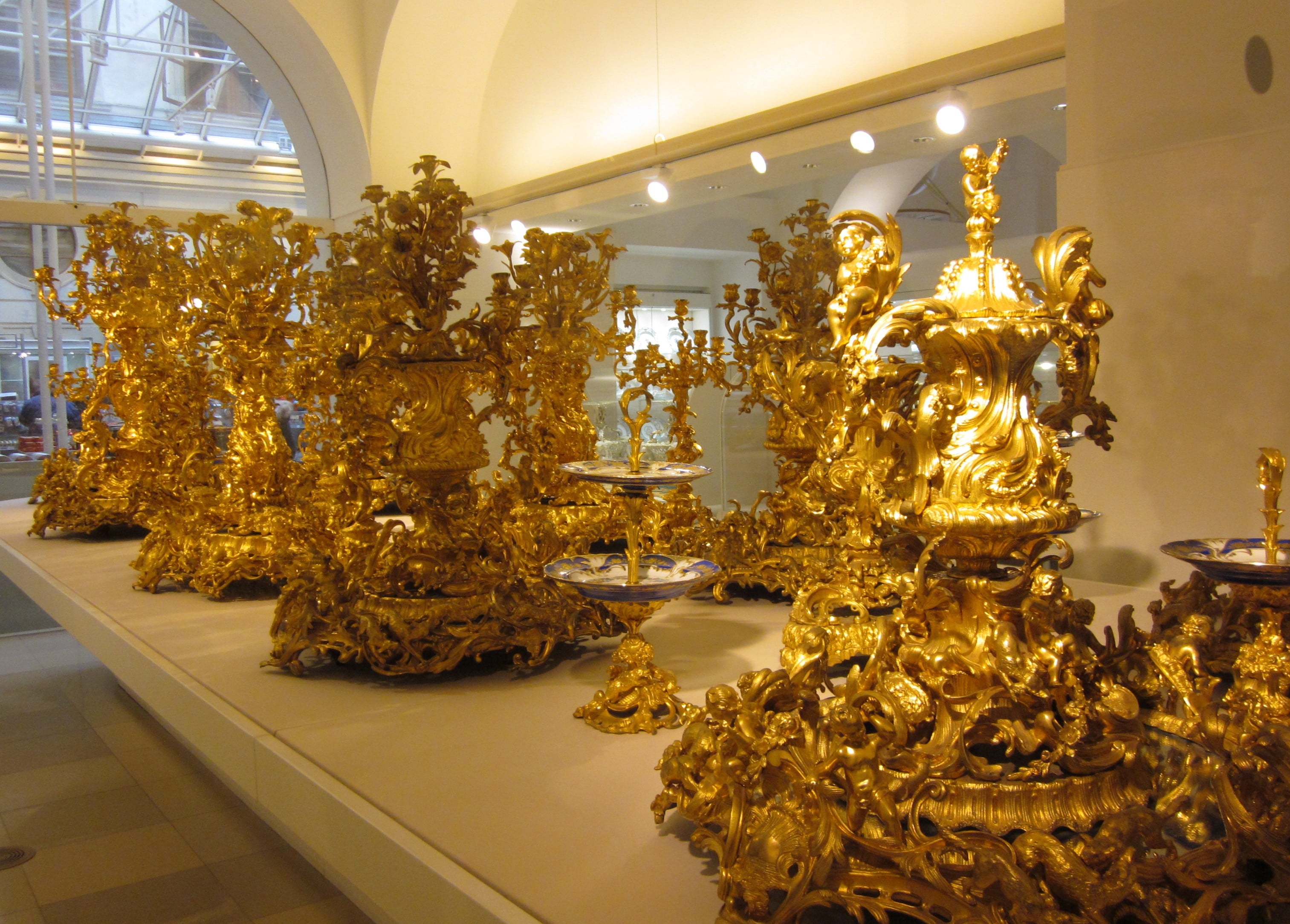 Gold Display inside Palace