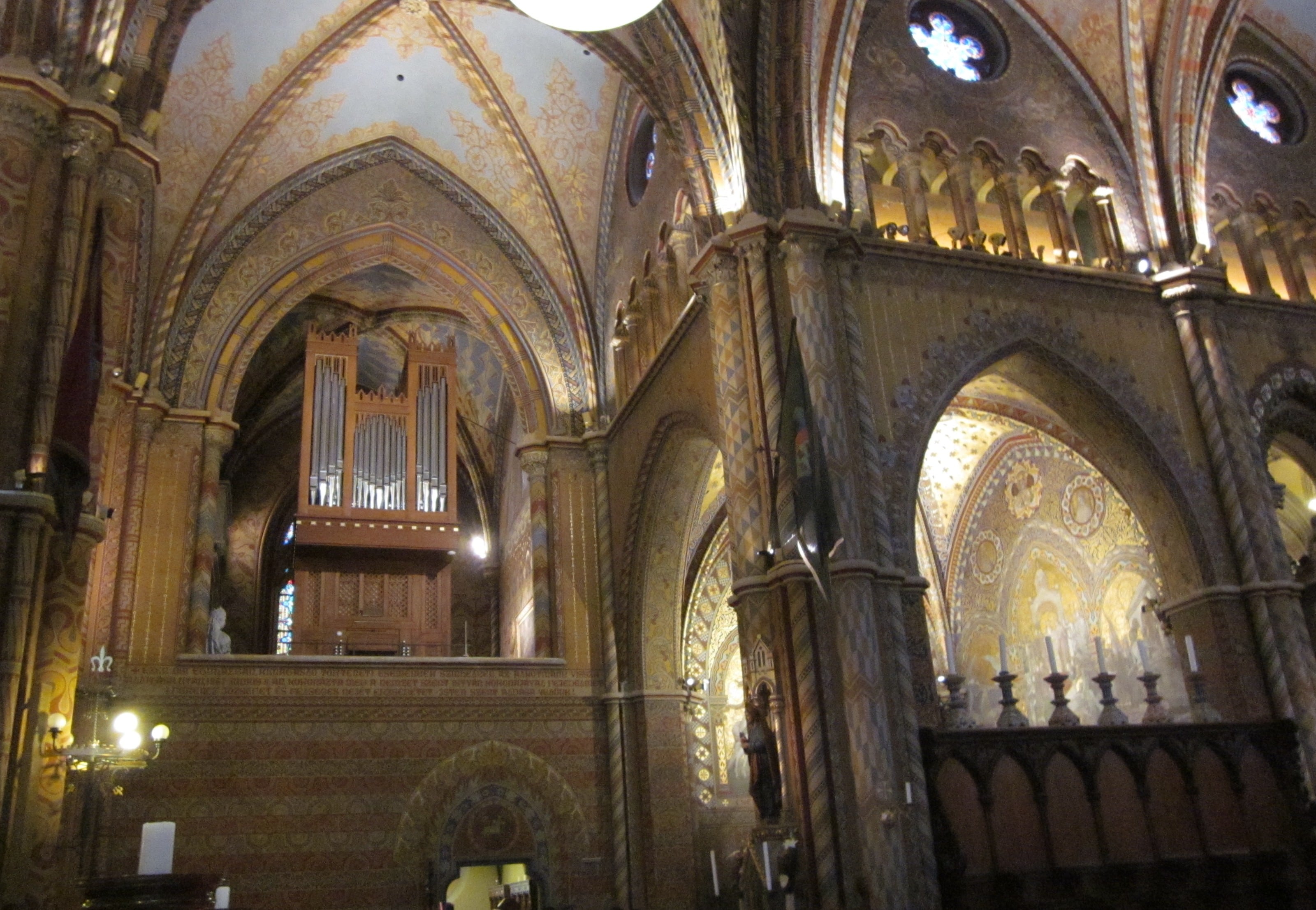 Inside Matthias Church