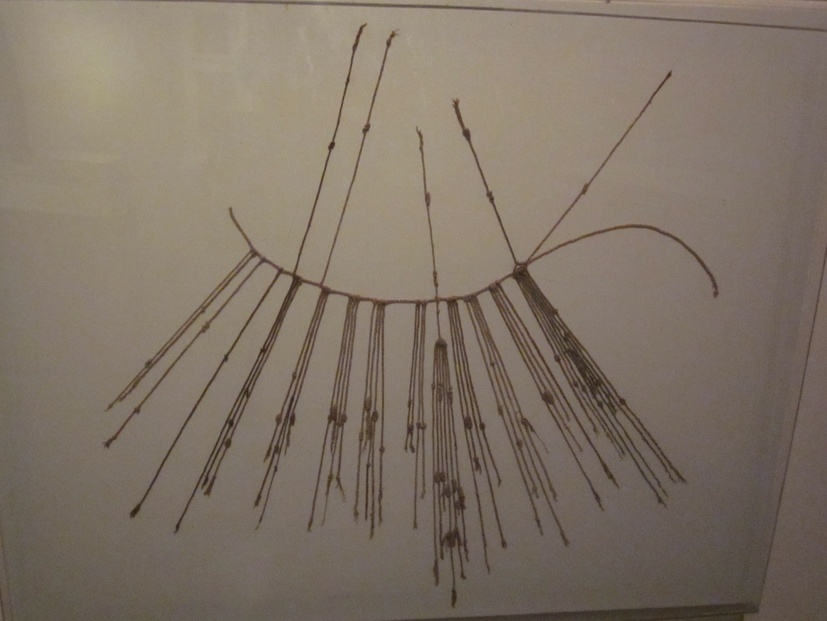 Quipu in Larco Museum